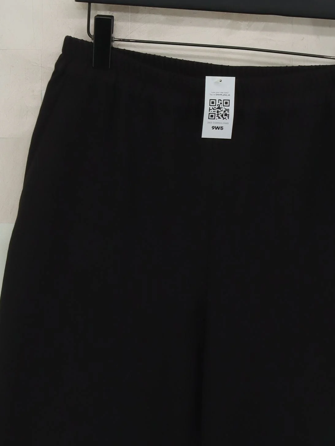 Hush Women's Trousers UK 12 Black Polyester with Viscose, Elastane Cropped - Image 3