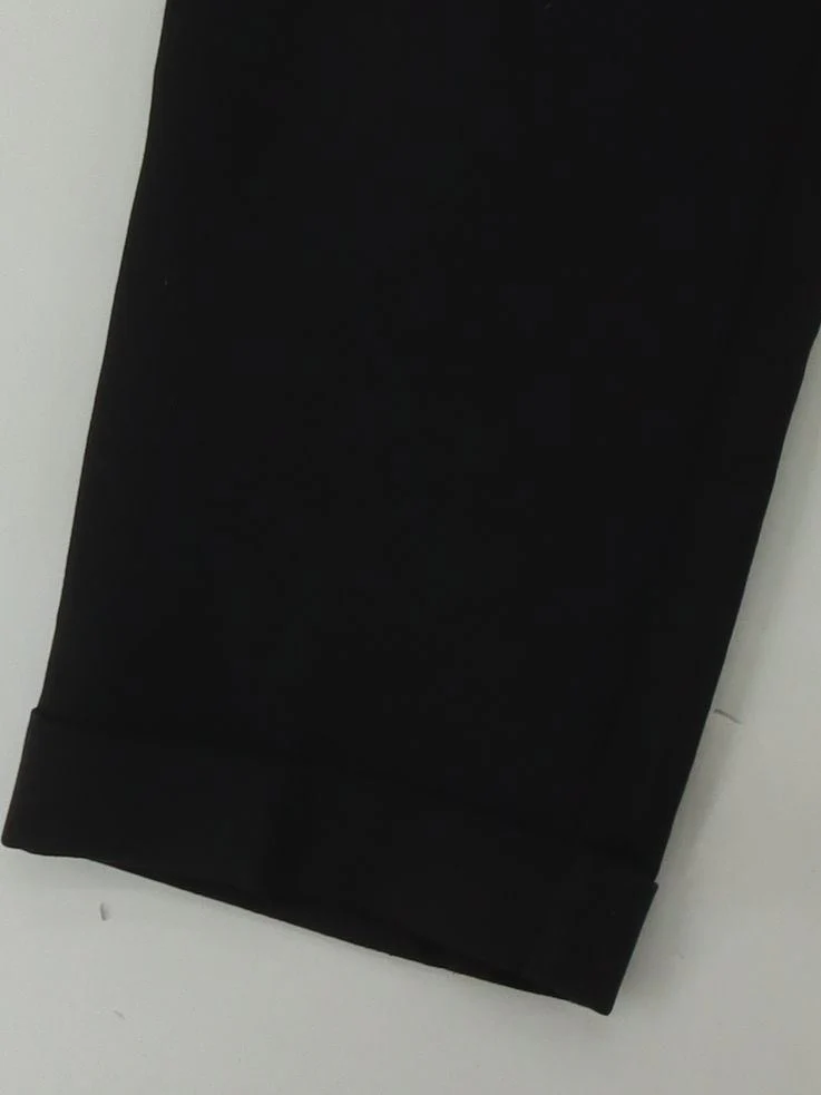 Hush Women's Trousers UK 12 Black Polyester with Viscose, Elastane Cropped - Image 4
