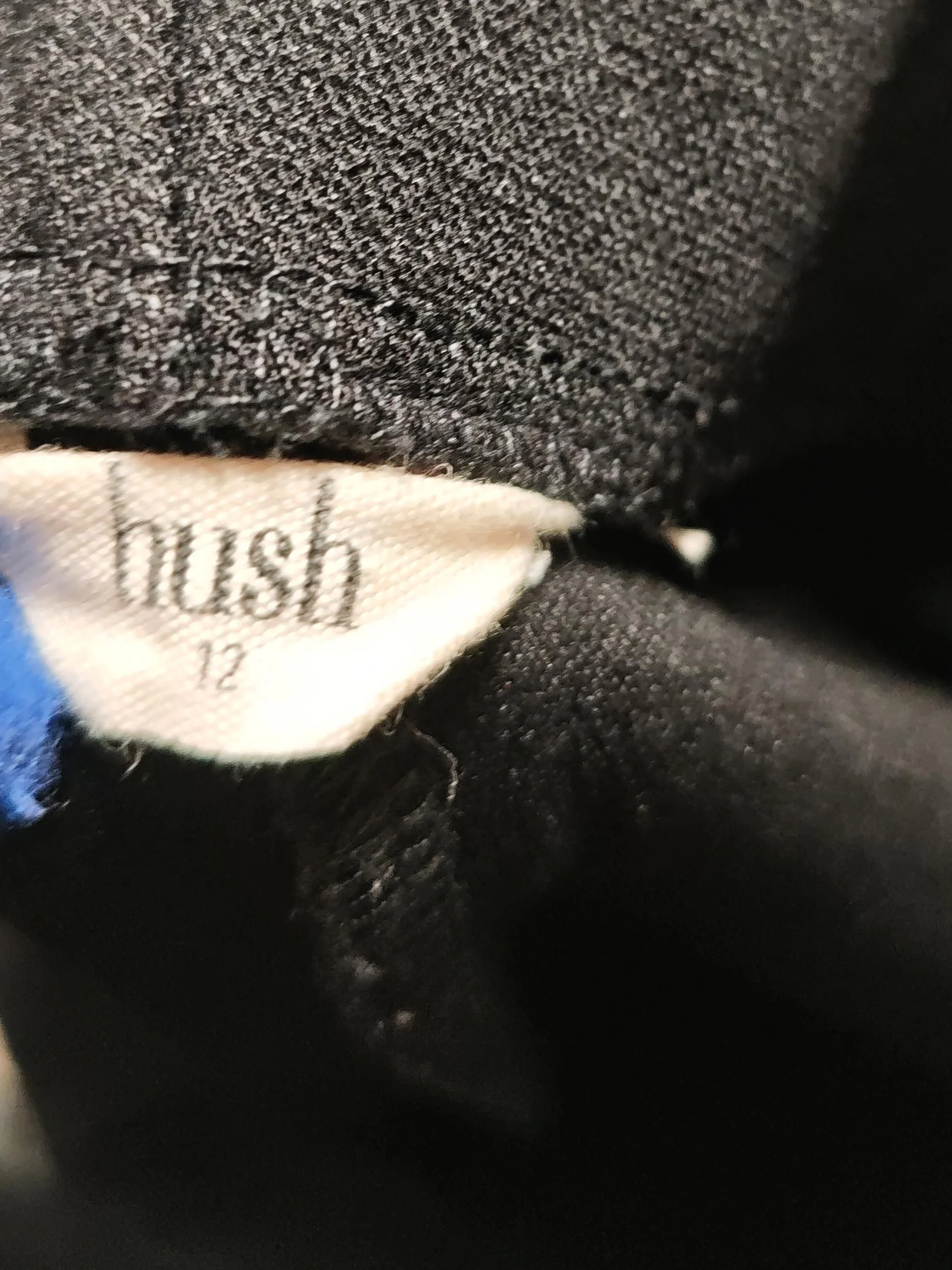 Hush Women's Trousers UK 12 Black Viscose with Polyamide, Elastane Sweatpants - Image 5