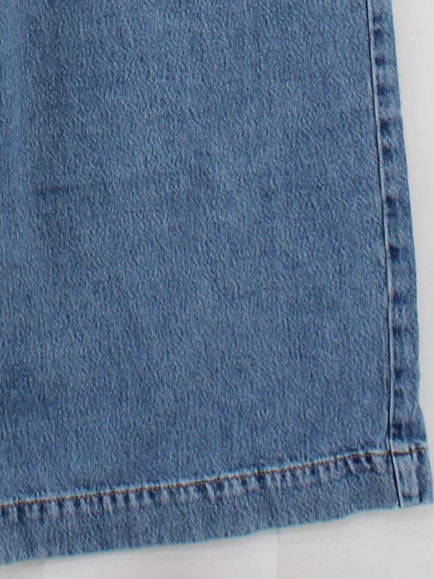 Hush Women's Trousers UK 12 Blue 100% Cotton Wide-Leg Cropped - Image 4
