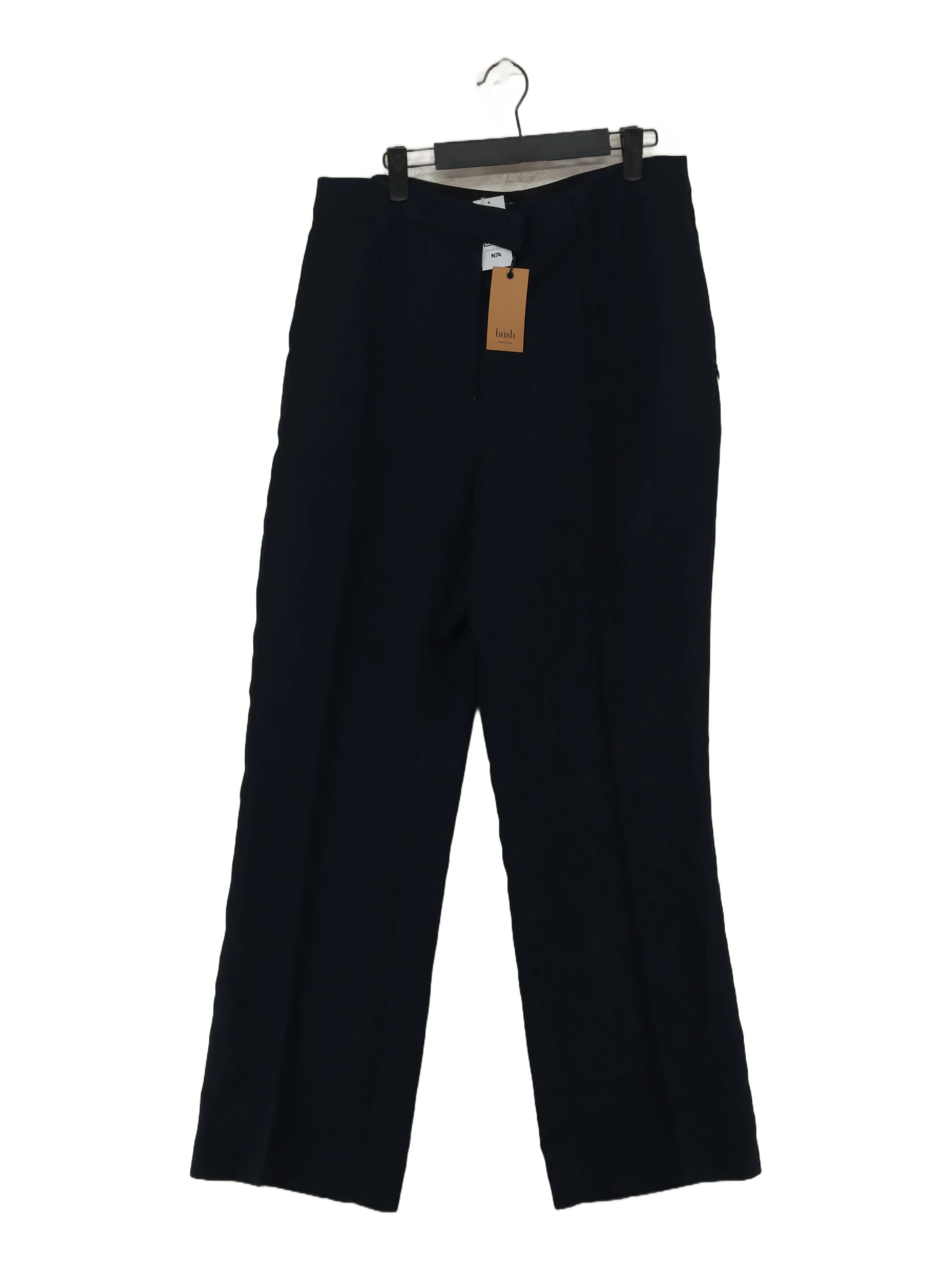 Hush Women's Trousers UK 16 Blue 100% Other Wide-Leg Chino New with tags