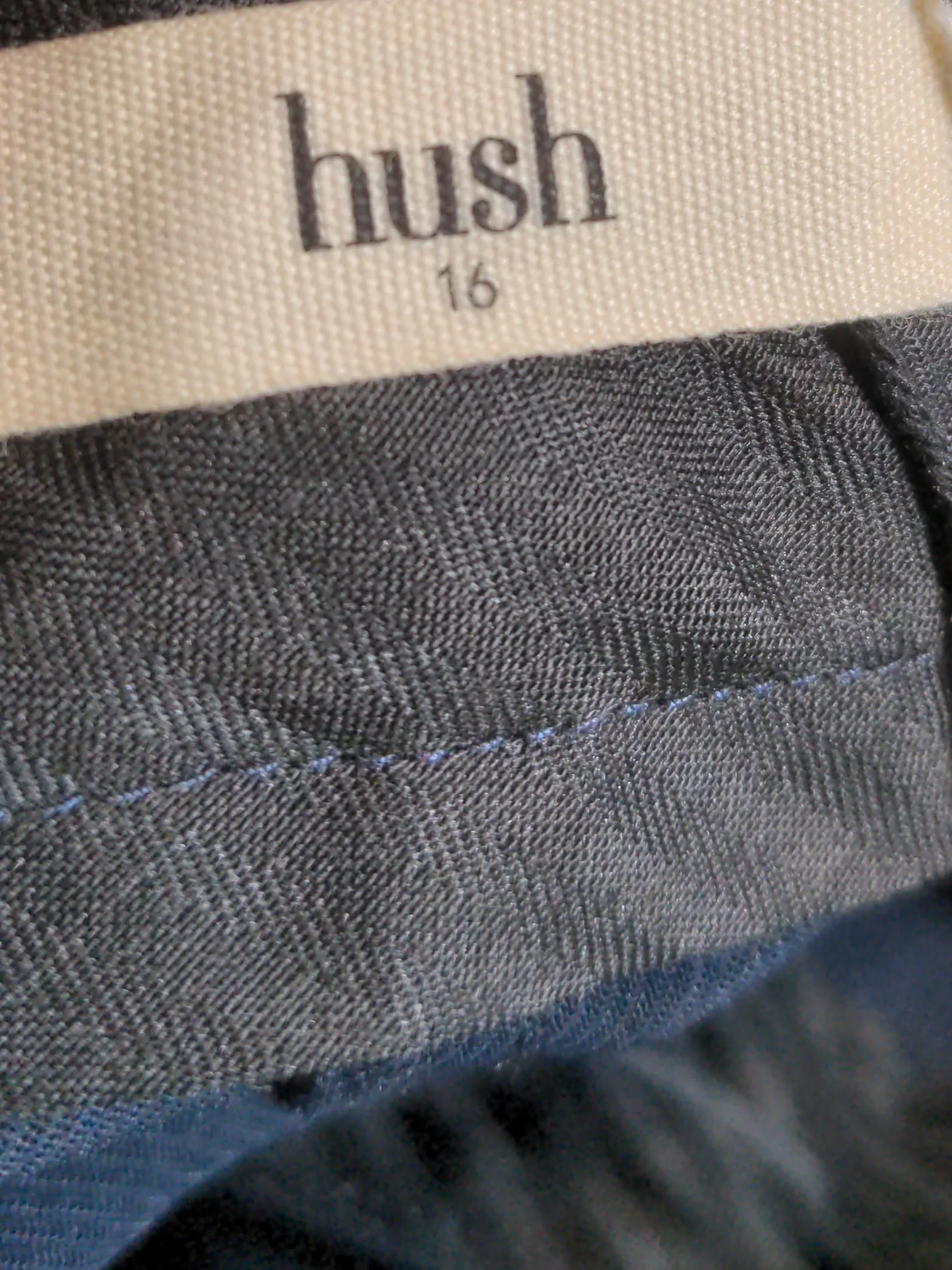 Hush Women's Trousers UK 16 Blue 100% Other Wide-Leg Chino New with tags - Image 5