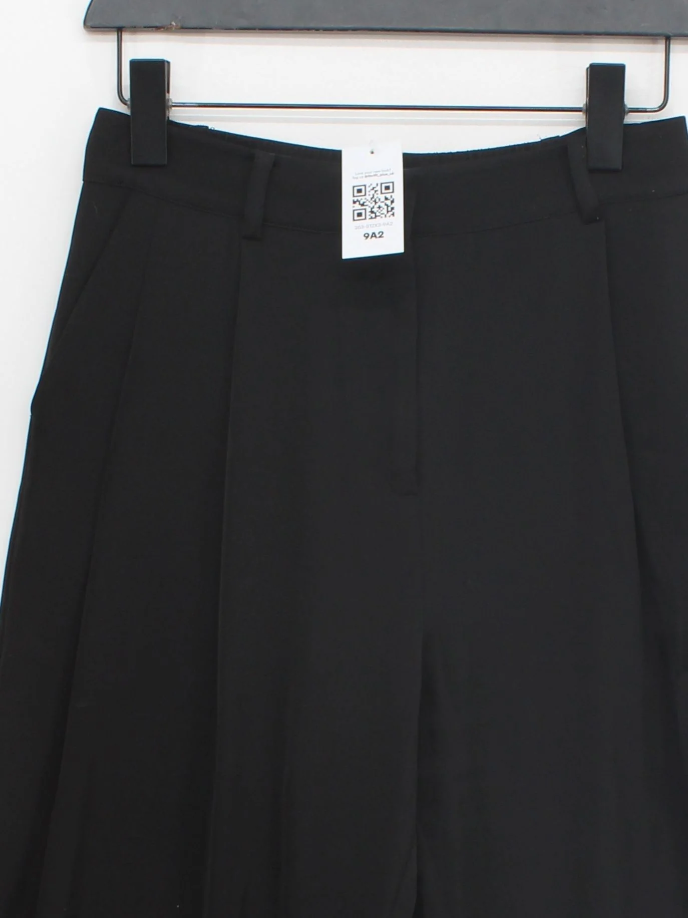 Hush Women's Trousers UK 8 Black 100% Polyester Wide-Leg Chino - Image 3