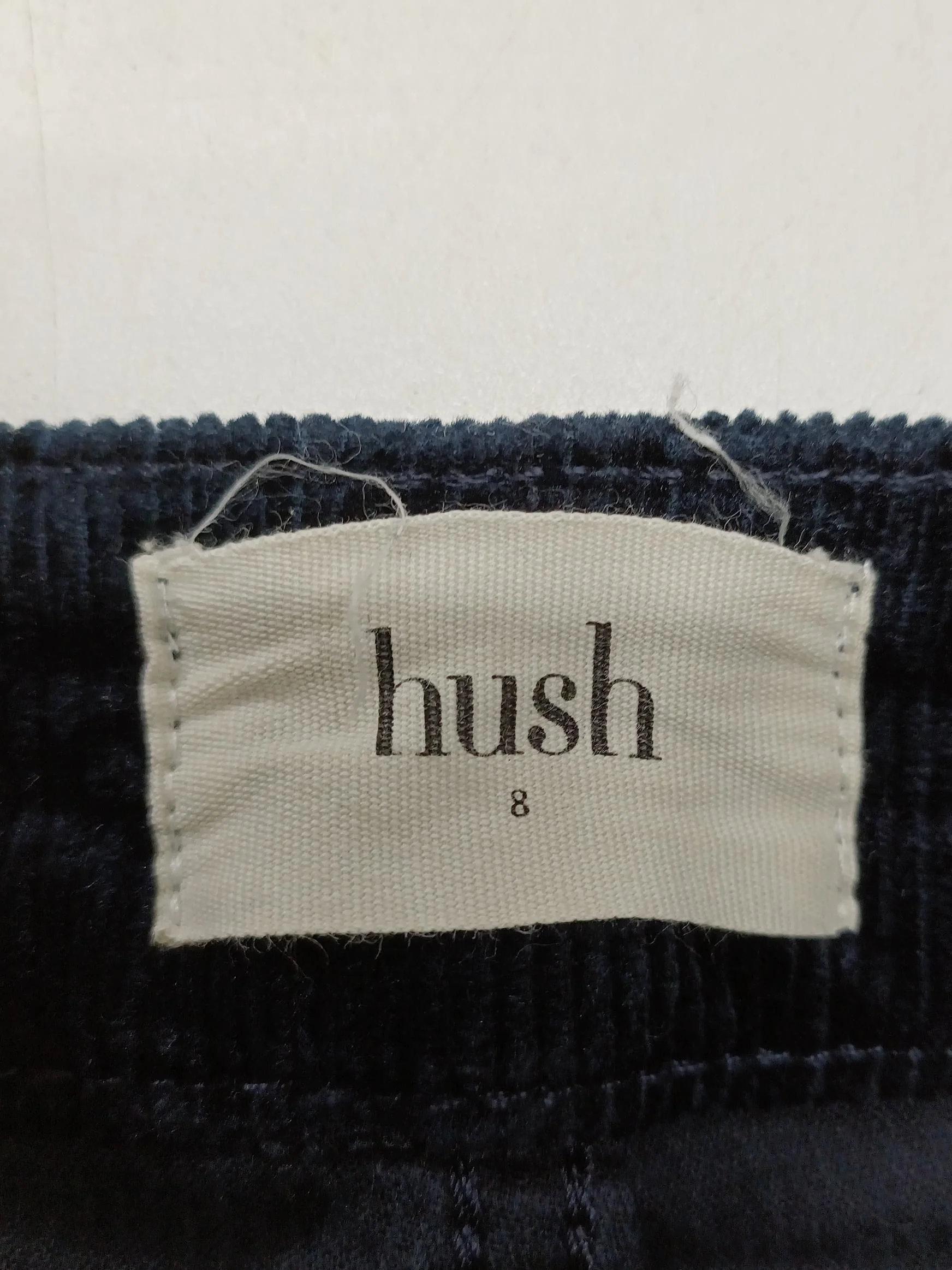Hush Women's Trousers UK 8 Blue 100% Cotton Straight Chino - Image 5