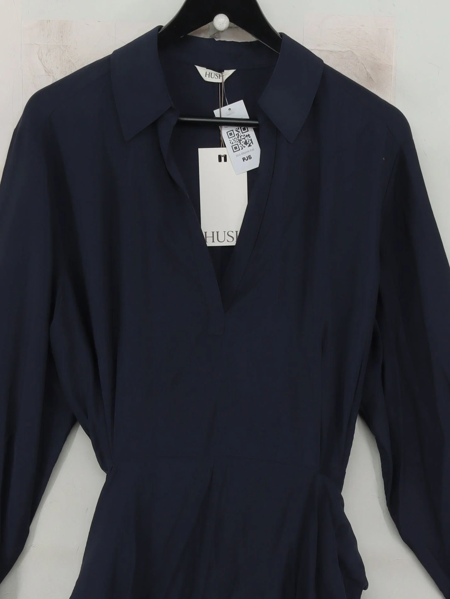 Hush Wrap Midi Dress UK18 in Blue - Image 3