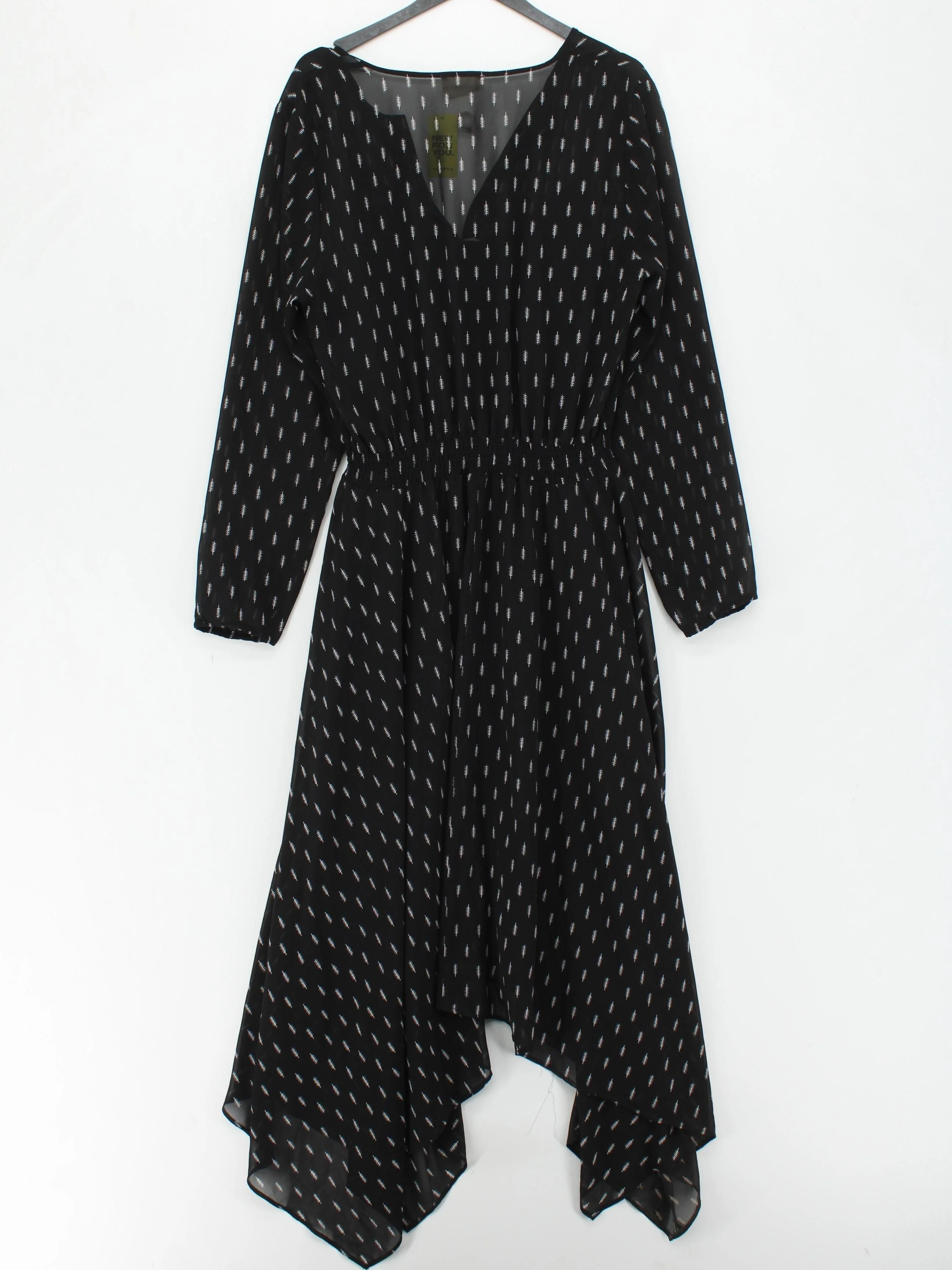 Hush Wrap Midi Dress UK8 in Black - Image 2