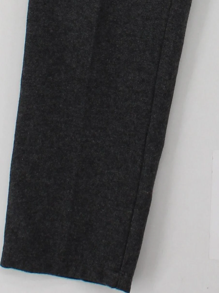 I Love Ugly Men's Trousers M Grey Wool with Polyester Straight Chino - Image 4