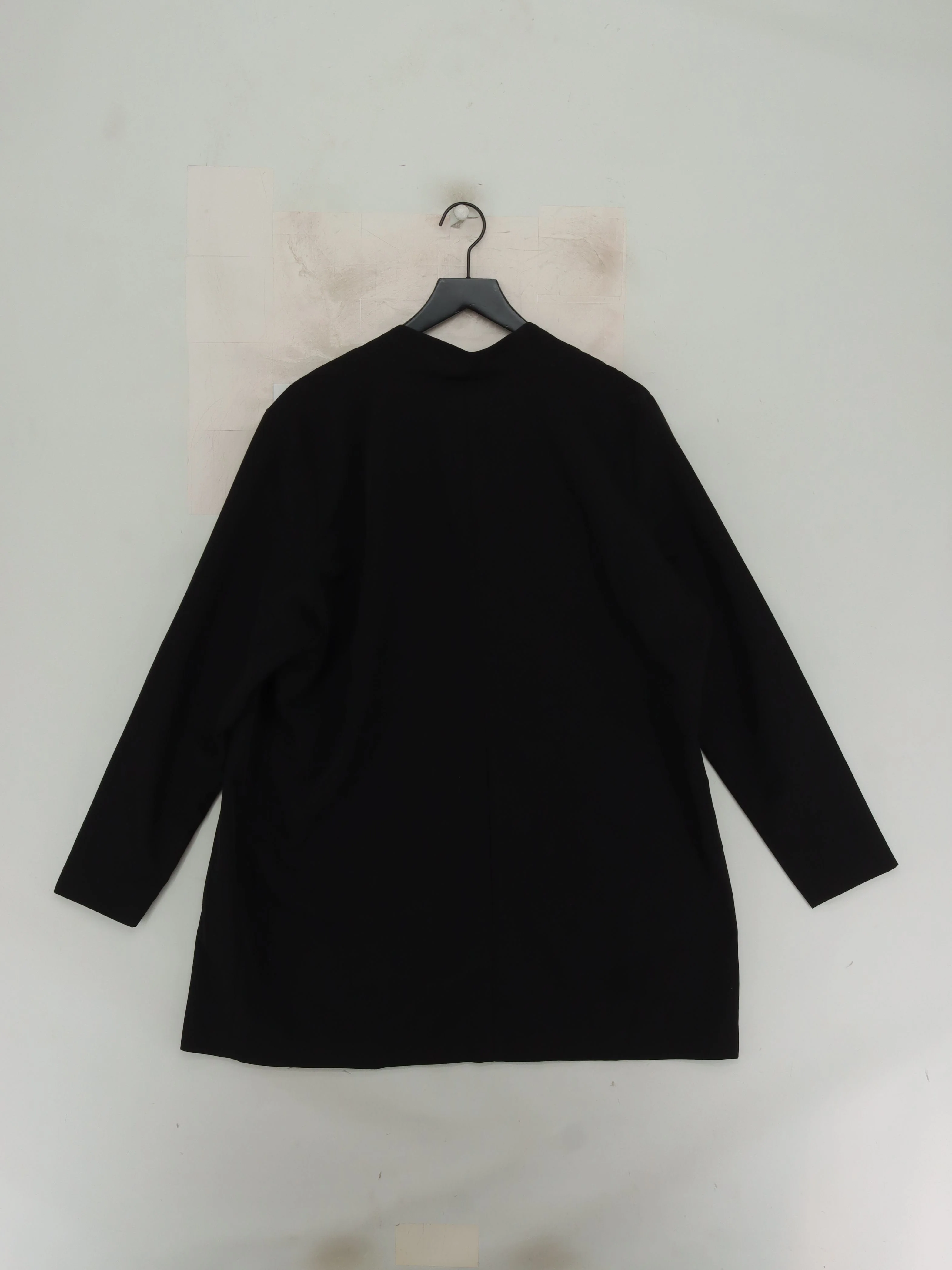 I.scenery Women's Coat UK 16 Black 100% Other Overcoat - Image 2