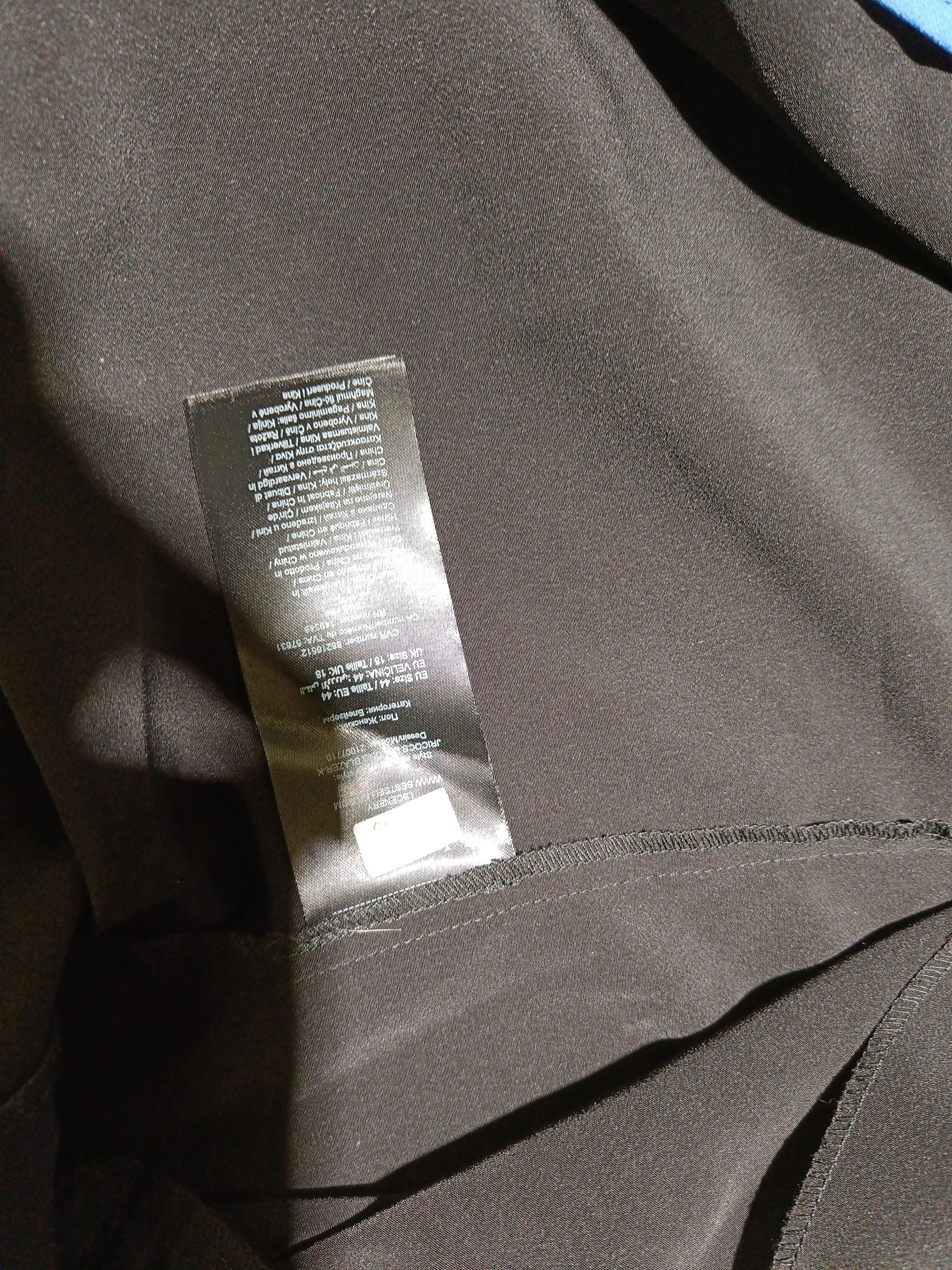 I.scenery Women's Coat UK 16 Black 100% Other Overcoat - Image 6
