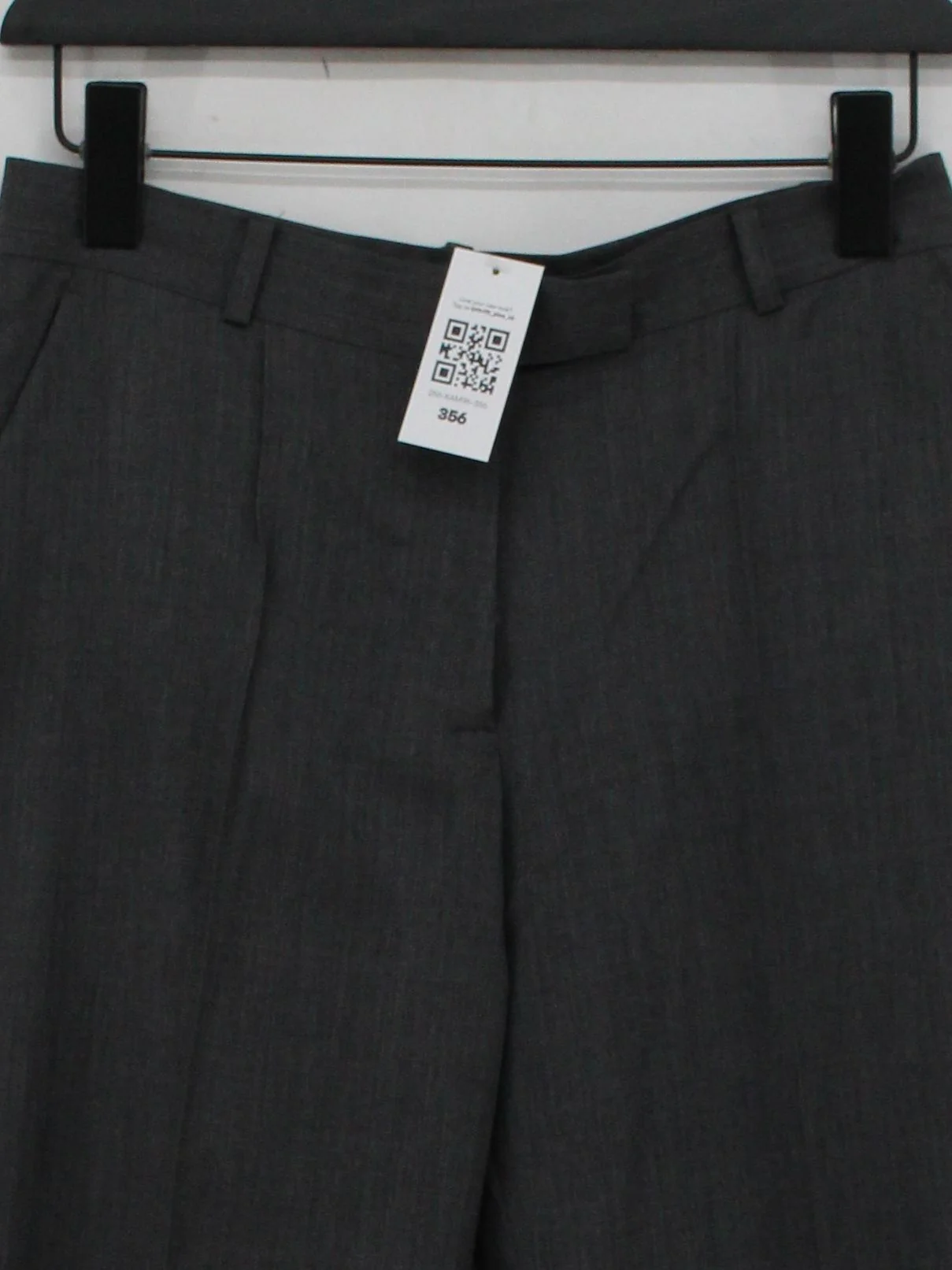 Icb Women's Suit Trousers UK 10 Grey 100% Wool Straight Dress Pants - Image 3