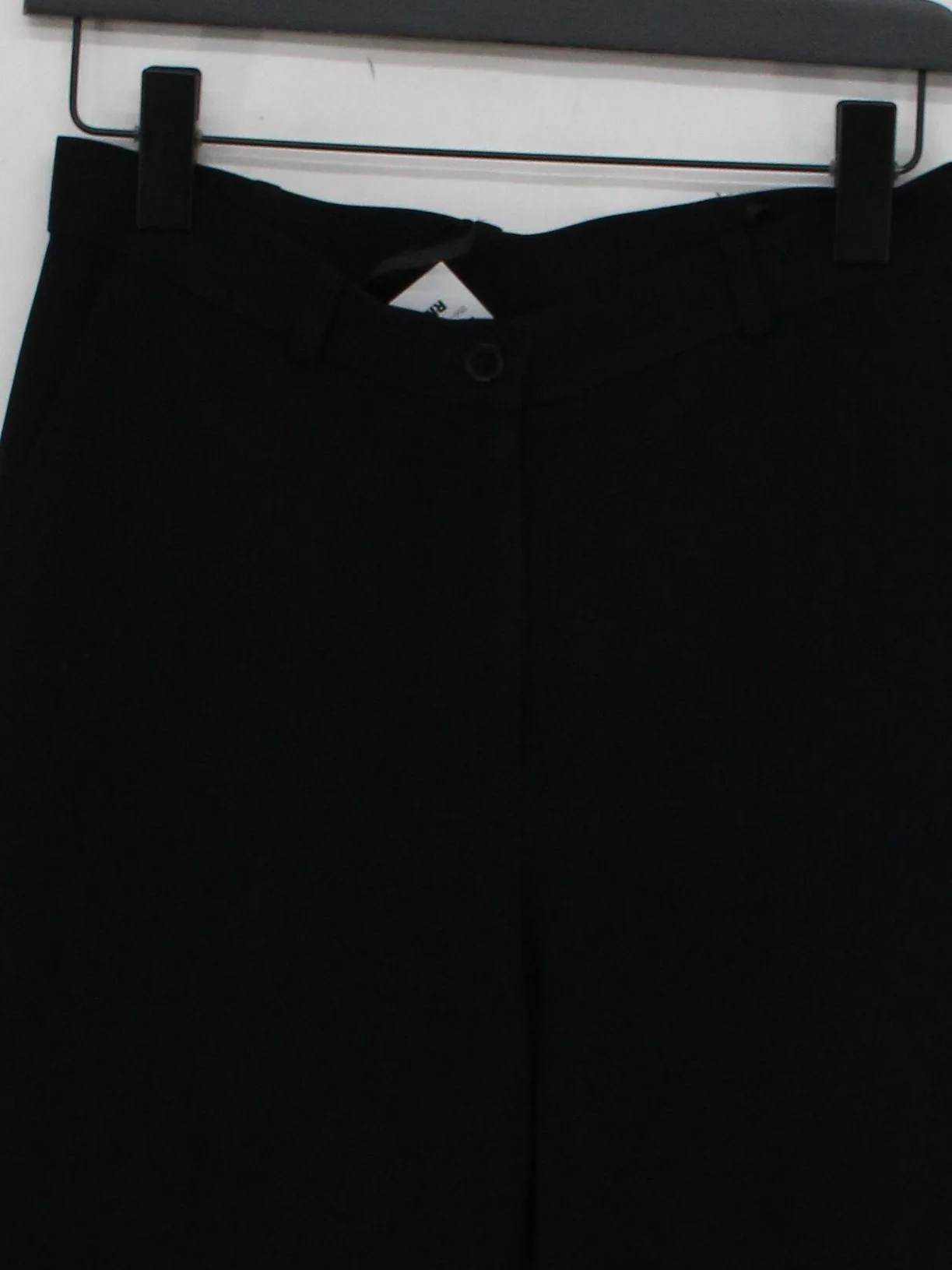 Icb Women's Trousers UK 10 Black Acetate with Polyester Straight Chino - Image 3