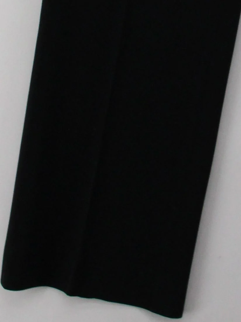 Icb Women's Trousers UK 10 Black Acetate with Polyester Straight Chino - Image 4