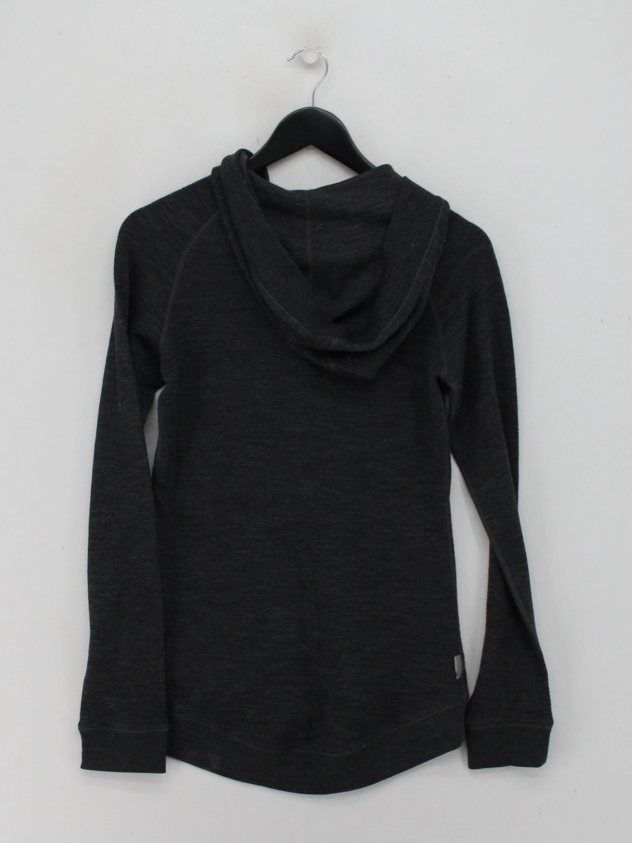 Icebreaker Women's Hoodie XS Grey 100% Wool Pullover - Image 2