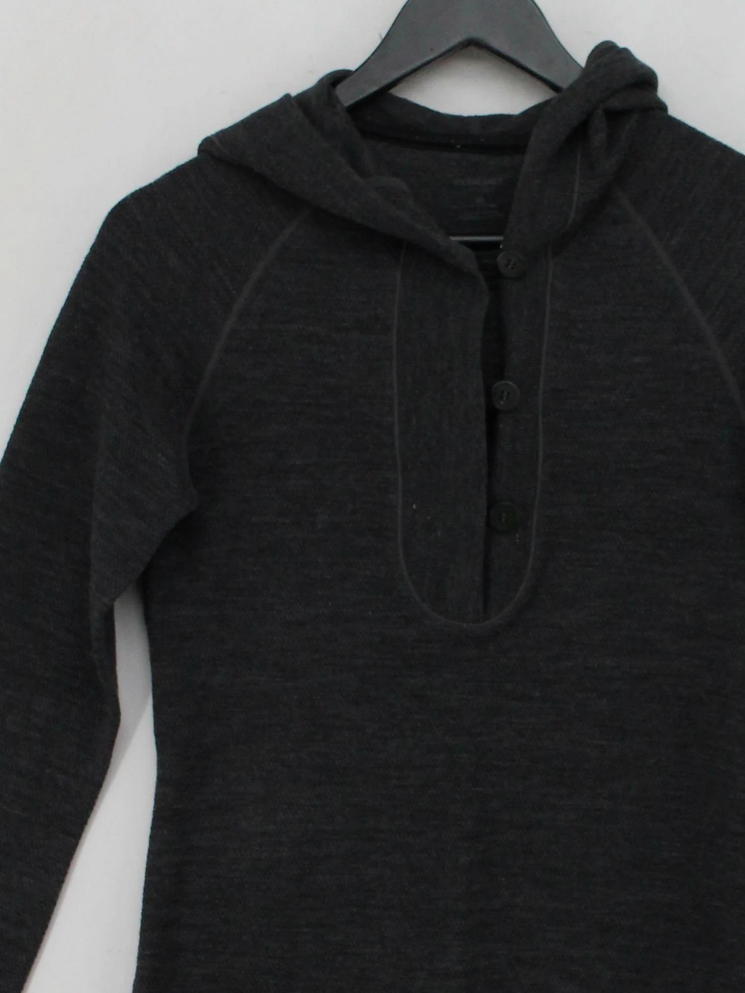 Icebreaker Women's Hoodie XS Grey 100% Wool Pullover - Image 3