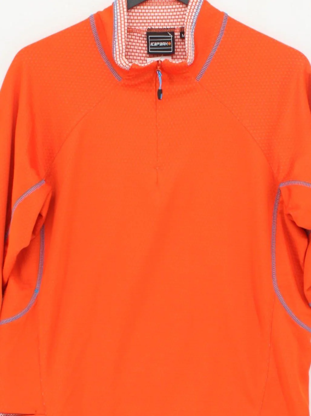 Icepeak Men's Loungewear M Orange 100% Polyester Mock Neck Basic - Image 3