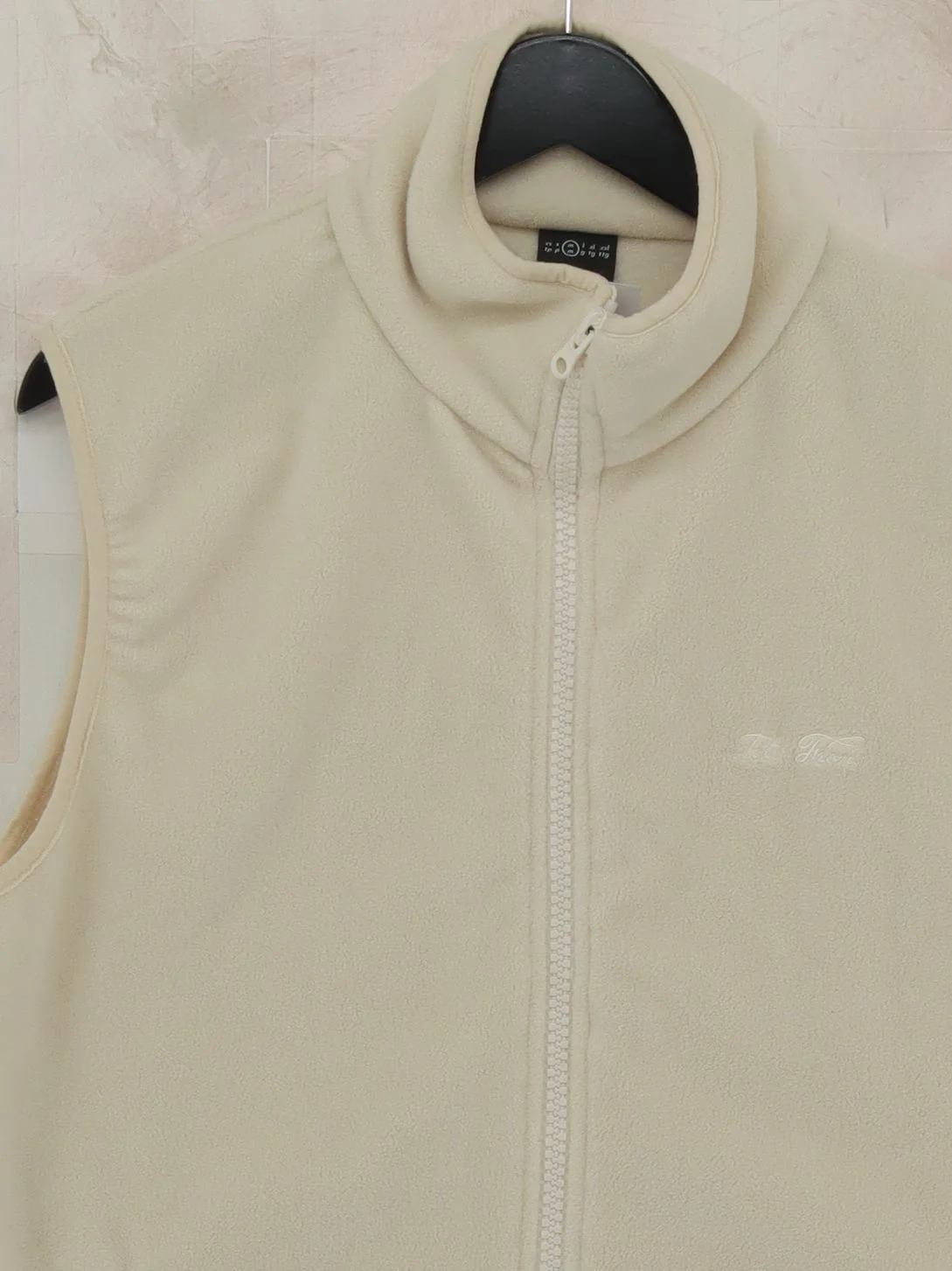 Iets Frans Men's Coat M Cream 100% Polyester Overcoat - Image 3