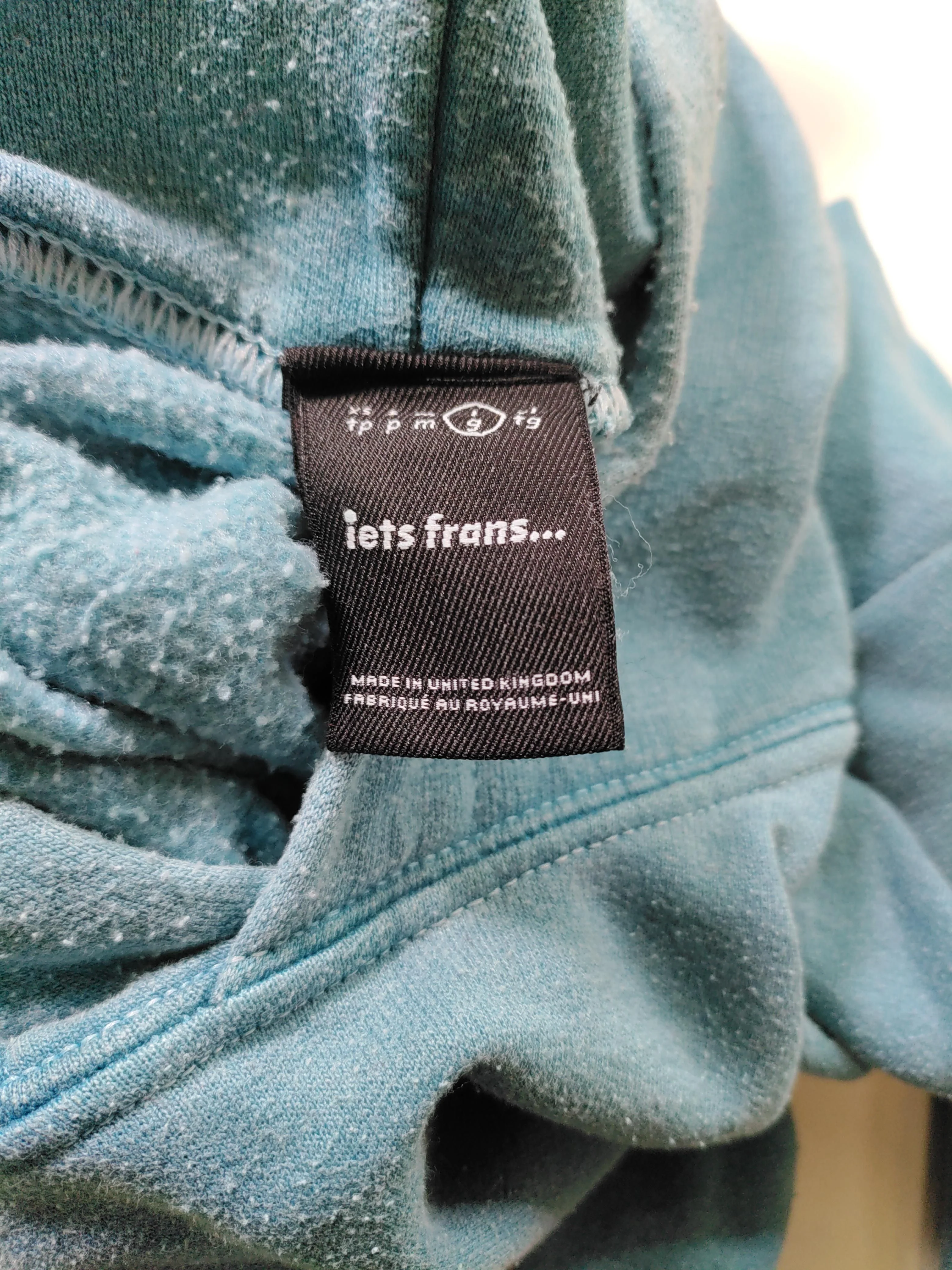 Iets Frans Men's Hoodie L Blue 100% Other Pullover - Image 7