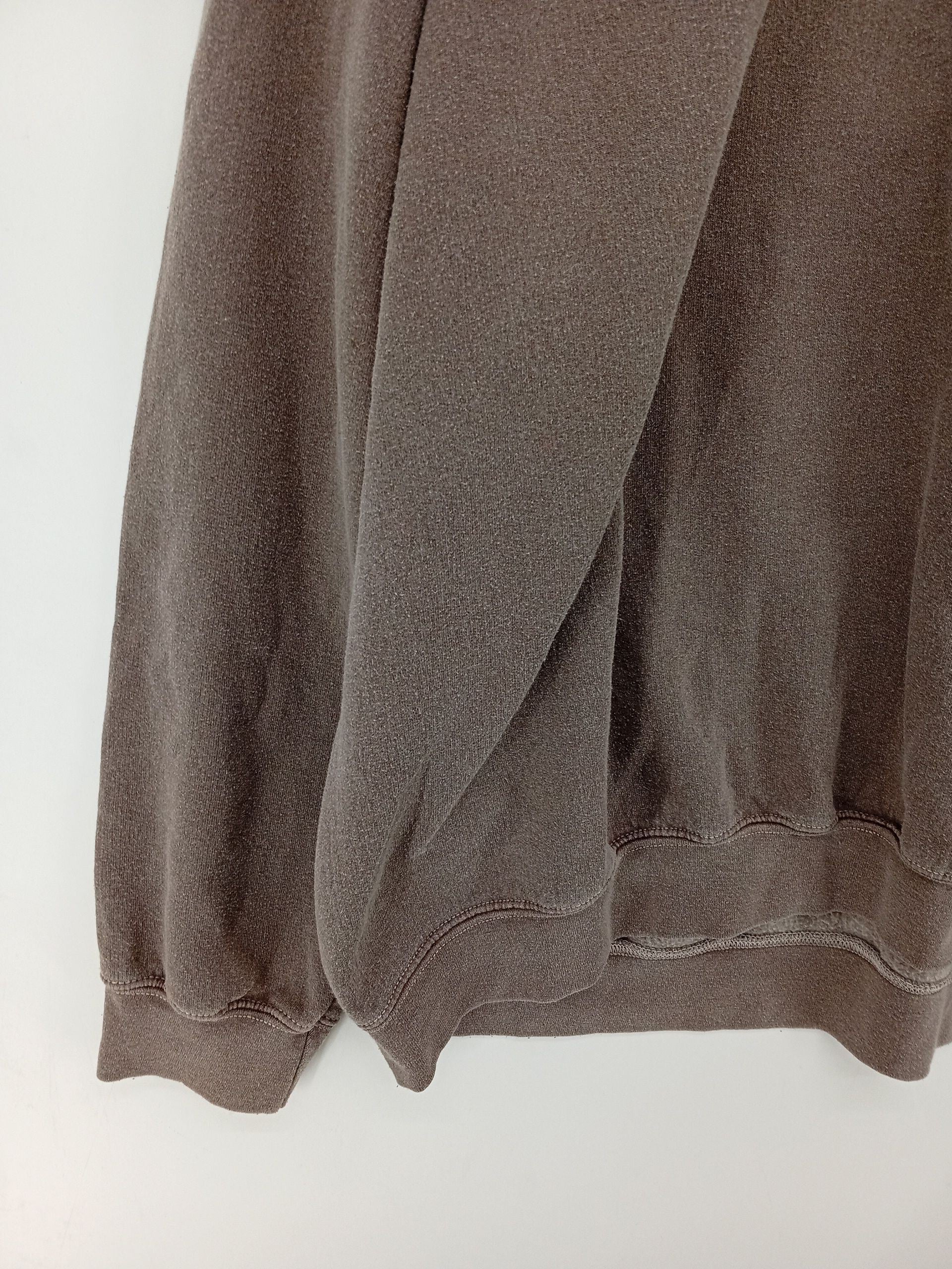 Iets Frans Men's Hoodie L Brown Graphic 100% Cotton Pullover - Image 5