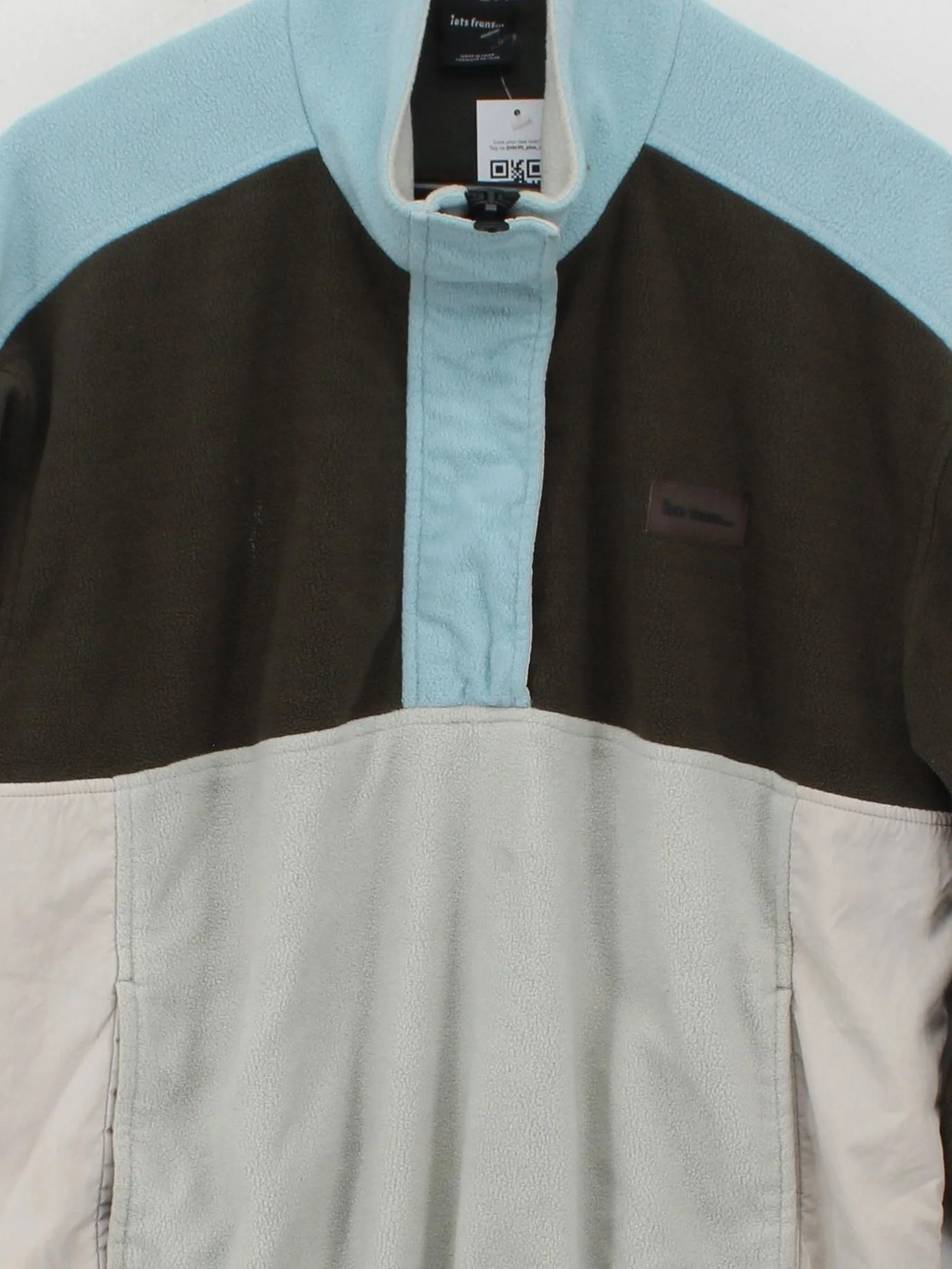 Iets Frans Men's Hoodie M Multi Polyester with Cotton Pullover - Image 3