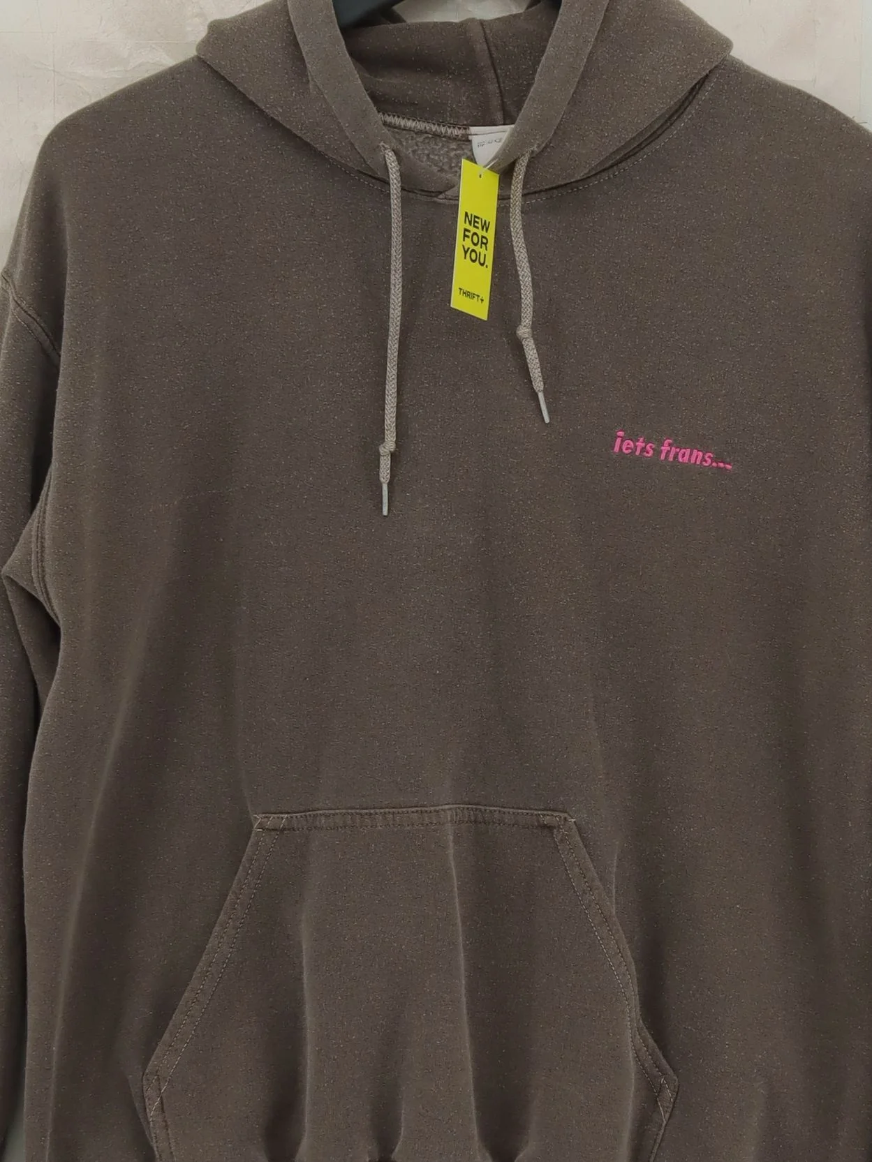 Iets Frans Men's Hoodie S Brown 100% Other Pullover - Image 3