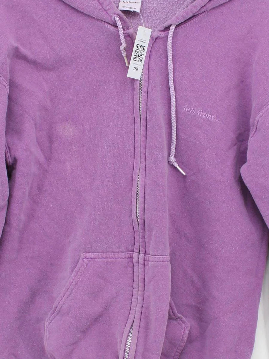 Iets Frans Men's Hoodie S Purple 100% Cotton Pullover - Image 3