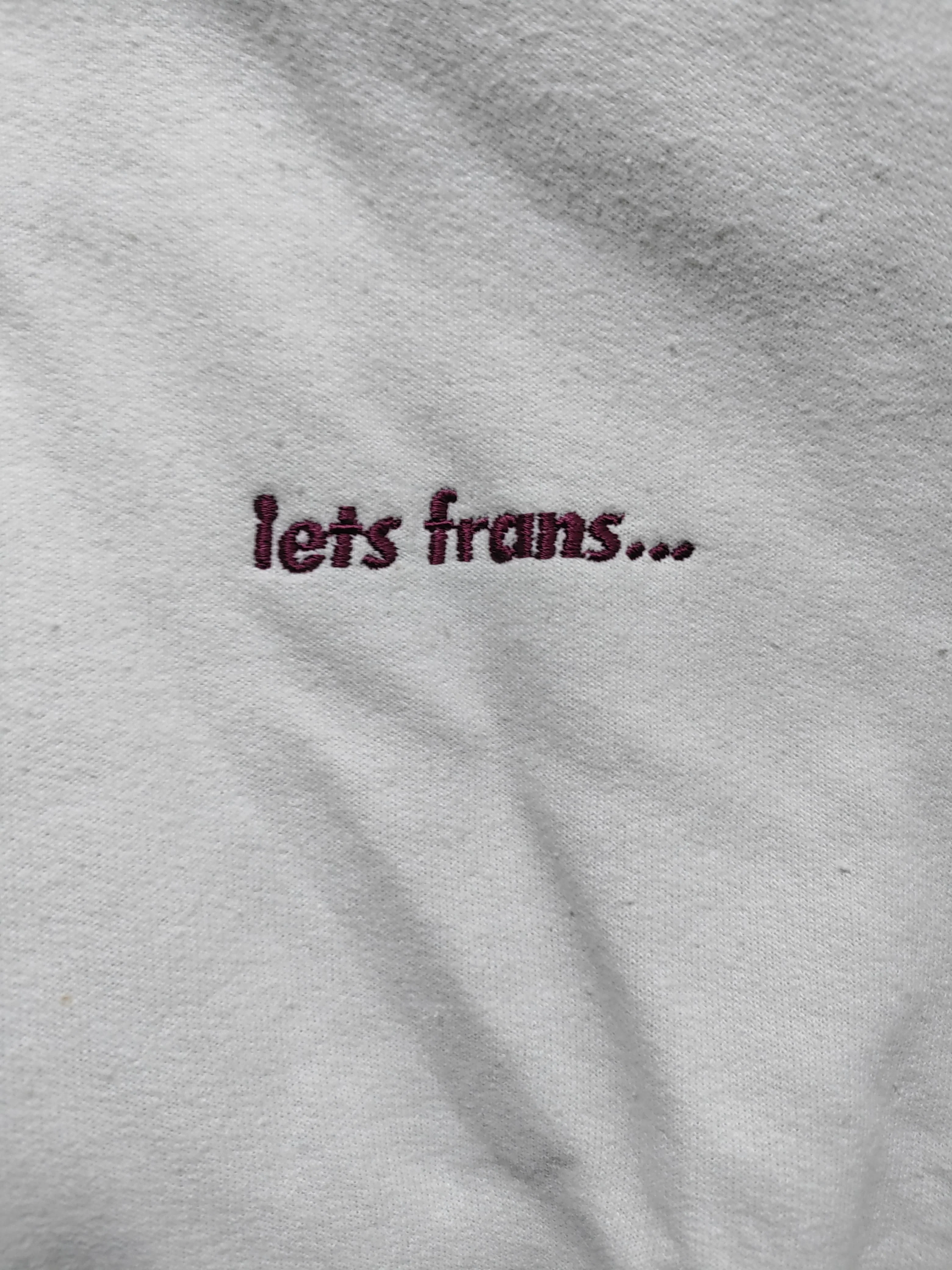 Iets Frans Men's Hoodie XL Cream Graphic 100% Cotton Pullover - Image 7