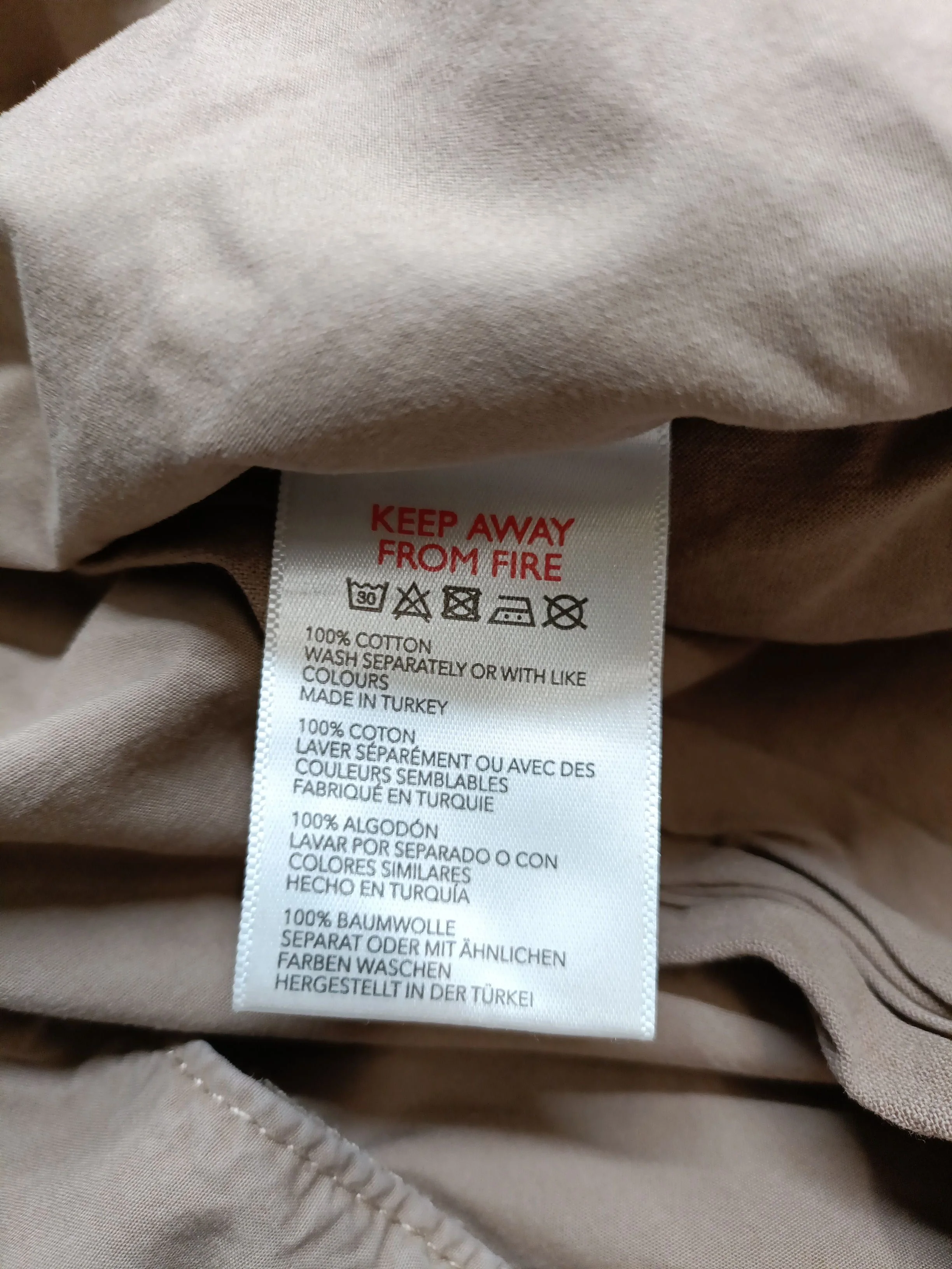 Iets Frans Men's Trousers XS Tan 100% Cotton Wide-Leg Cargo - Image 7