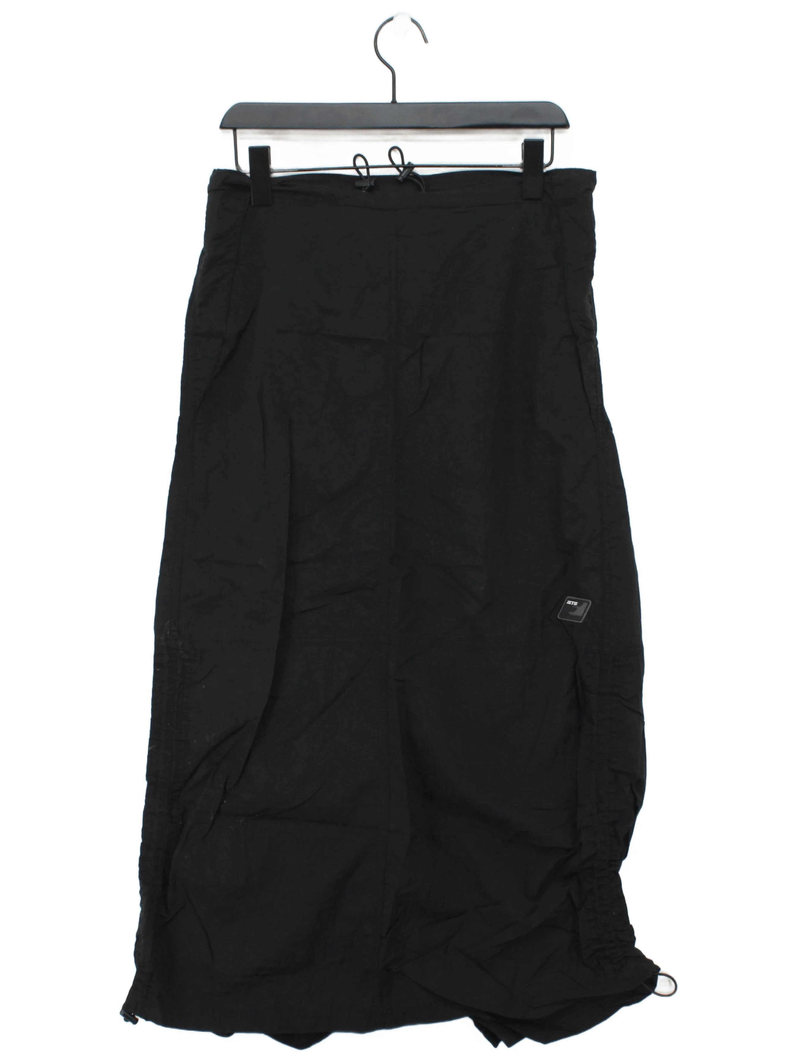 Iets Frans Women's Maxi Skirt L Black 100% Nylon Long Maxi
