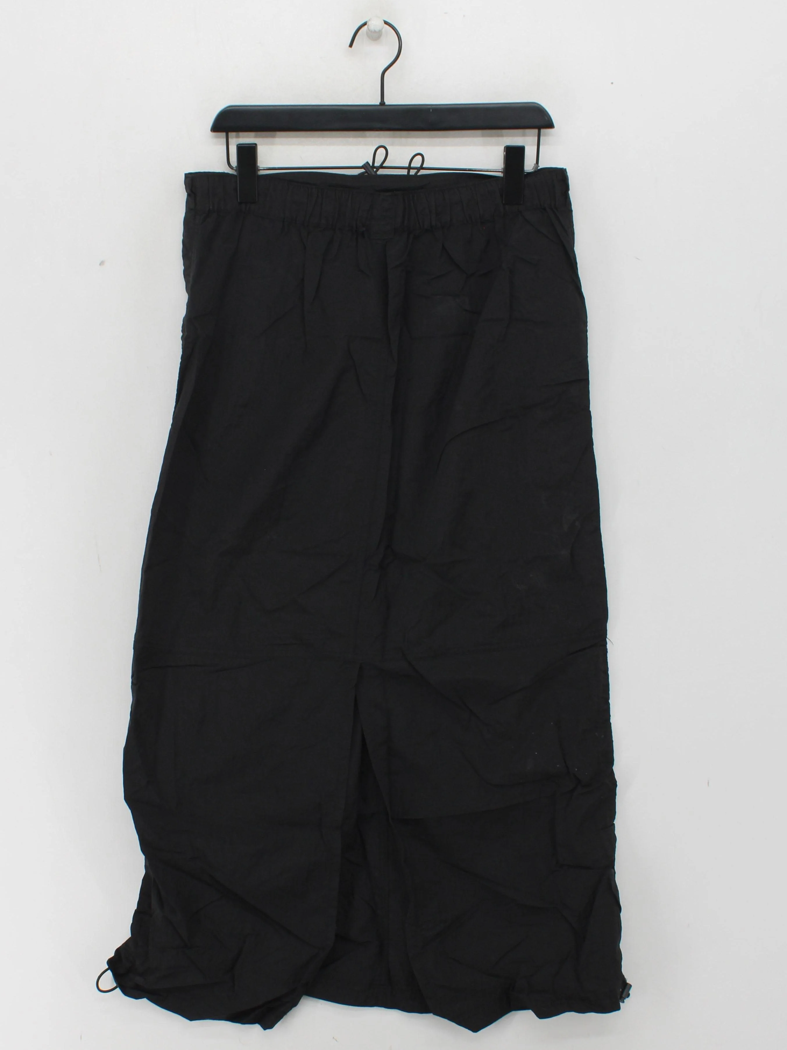 Iets Frans Women's Maxi Skirt L Black 100% Nylon Long Maxi - Image 2