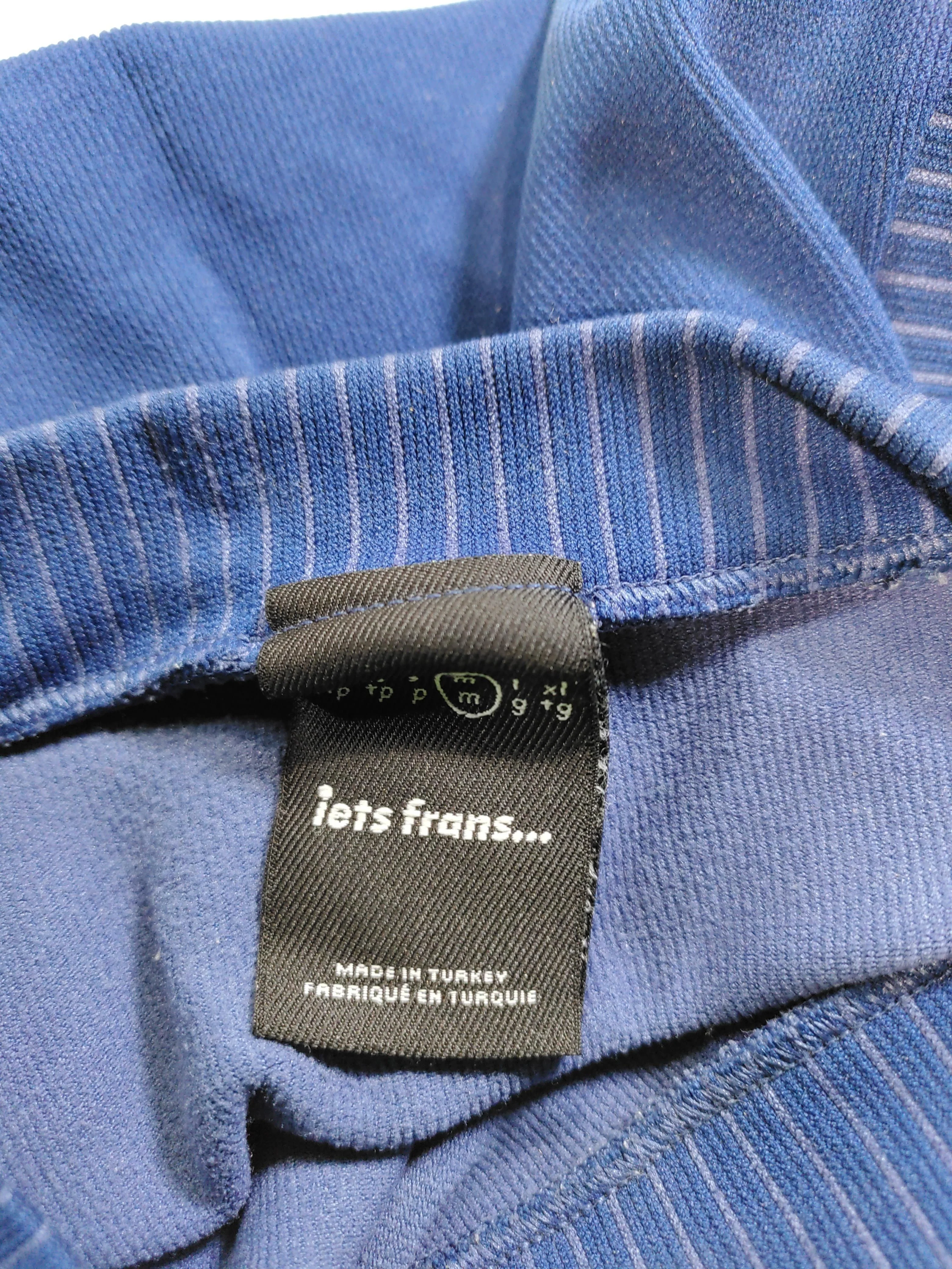 Iets Frans Women's T-Shirt M Blue Polyamide with Polyester, Elastane Basic - Image 5