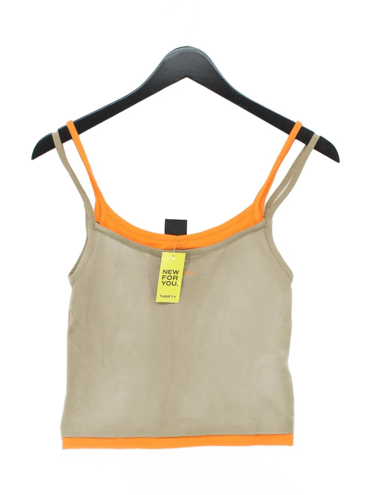 Iets Frans Women's T-Shirt S Green Cotton with Elastane Basic