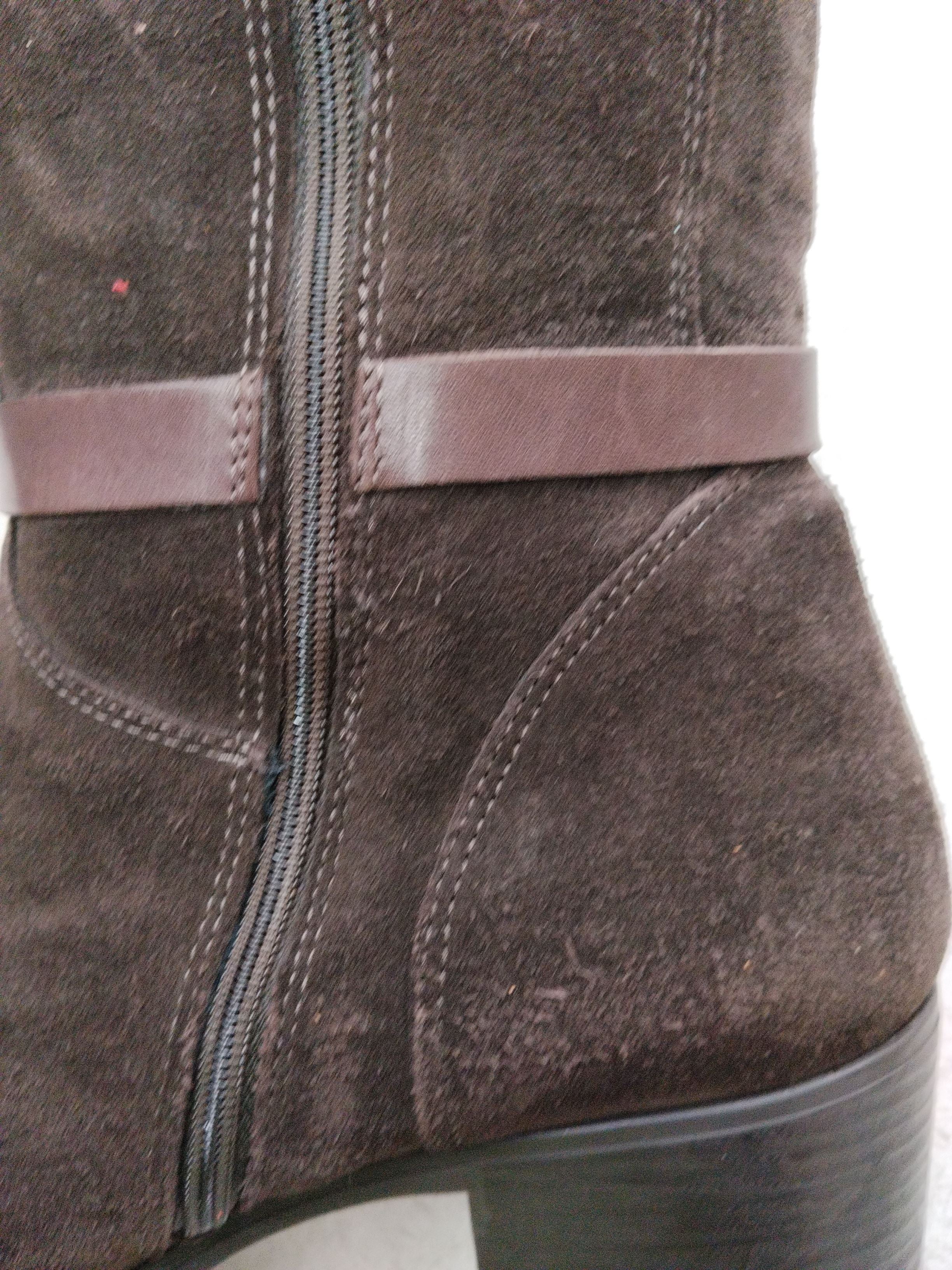 Igi&Co Women's Boots UK 7.5 Brown 100% Suede Riding Boot - Image 9