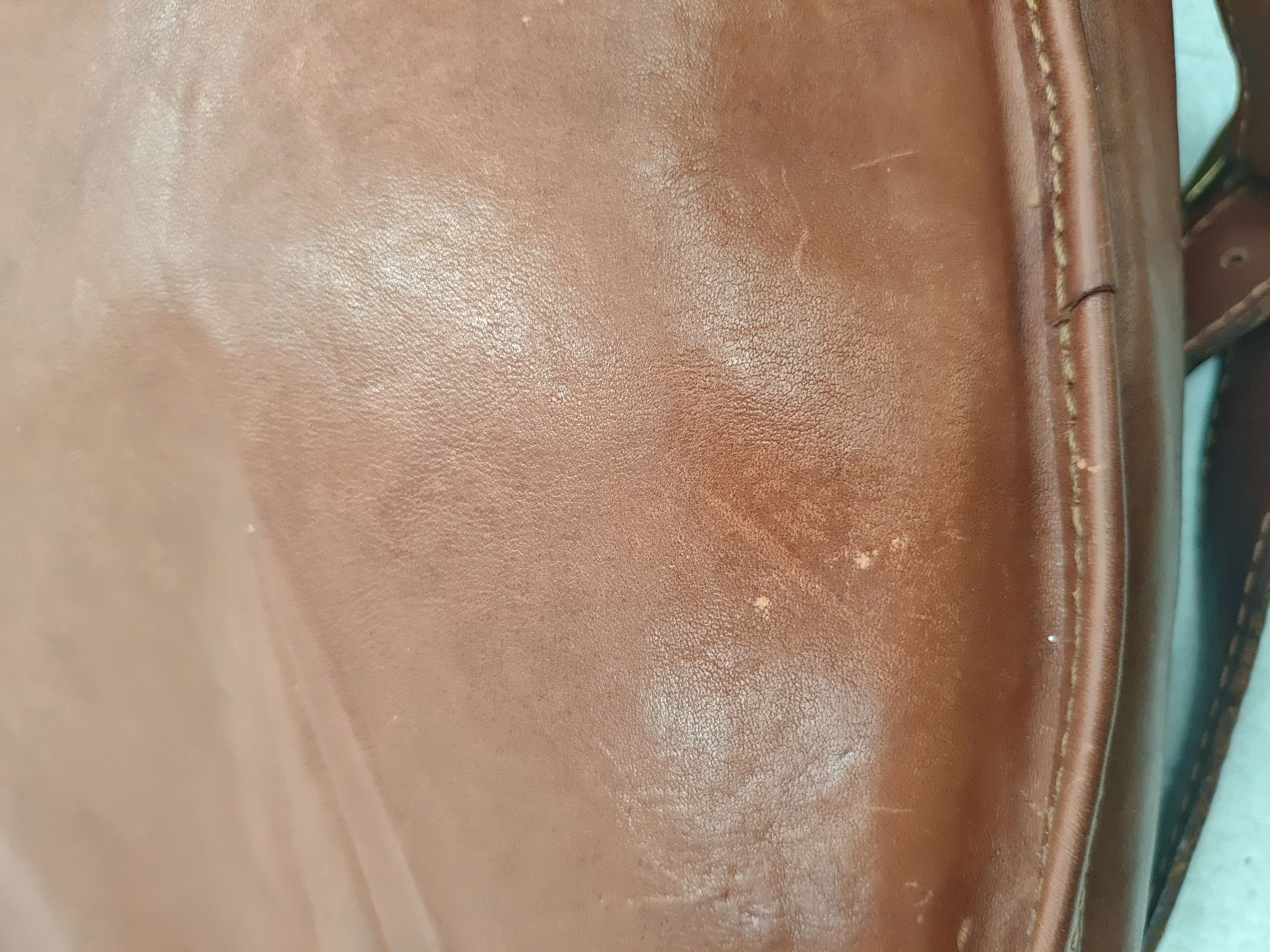 IMEDICI Men's Bag Tan 100% Leather Satchel - Image 5
