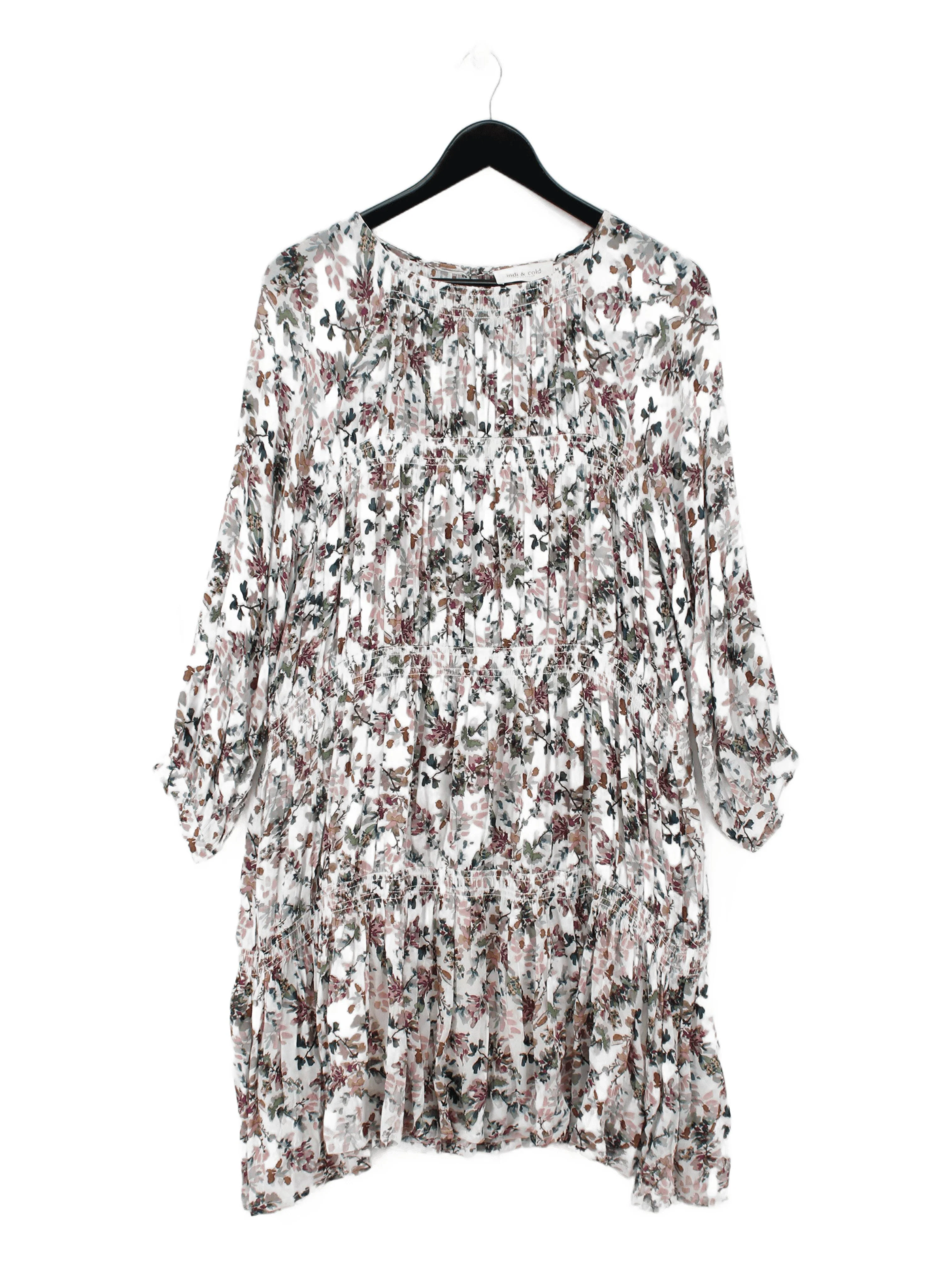 indi & cold Jumper Mini Dress M in Multi