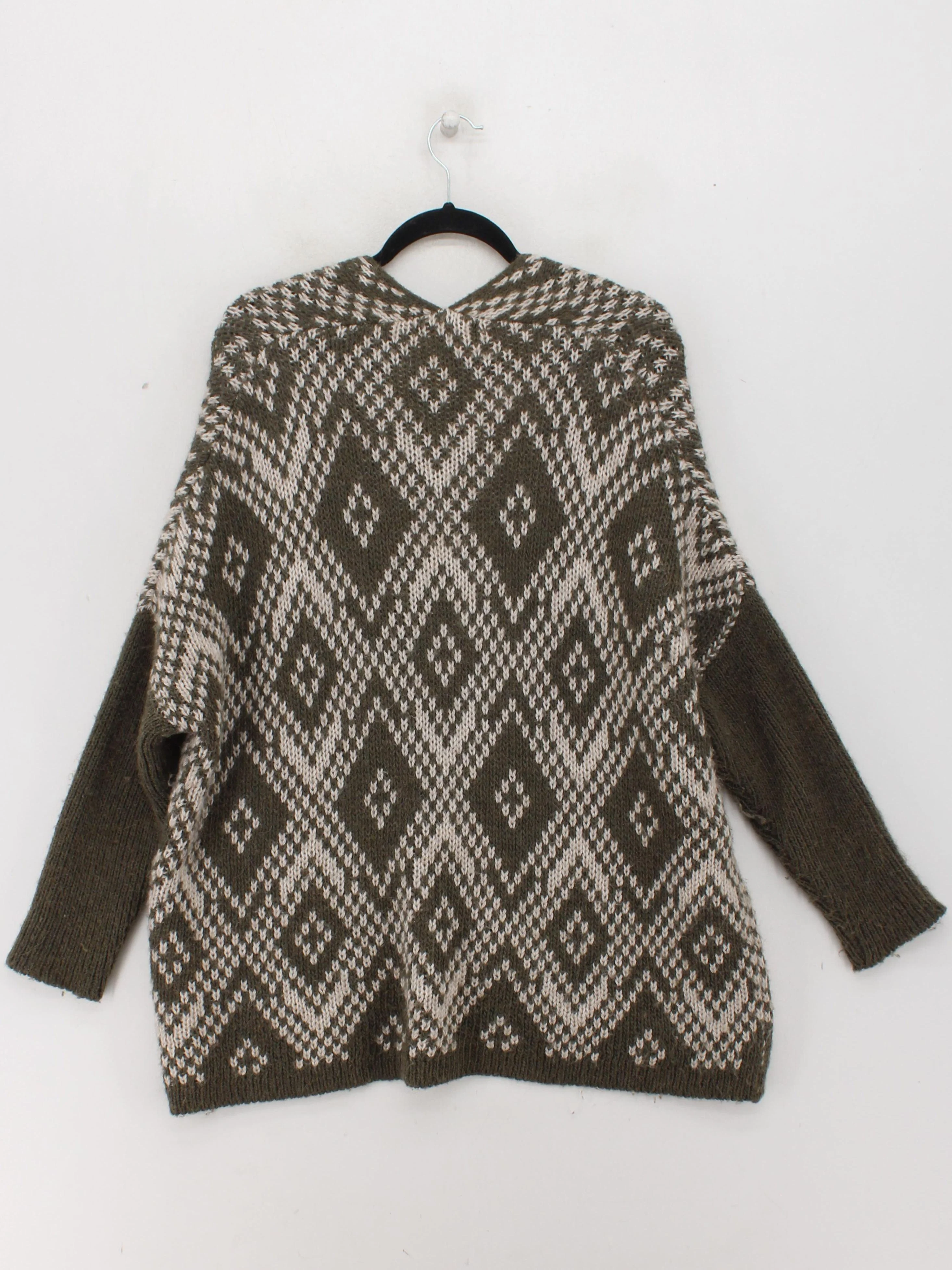 Indi & Cold Women's Cardigan M Green Acrylic - Image 2