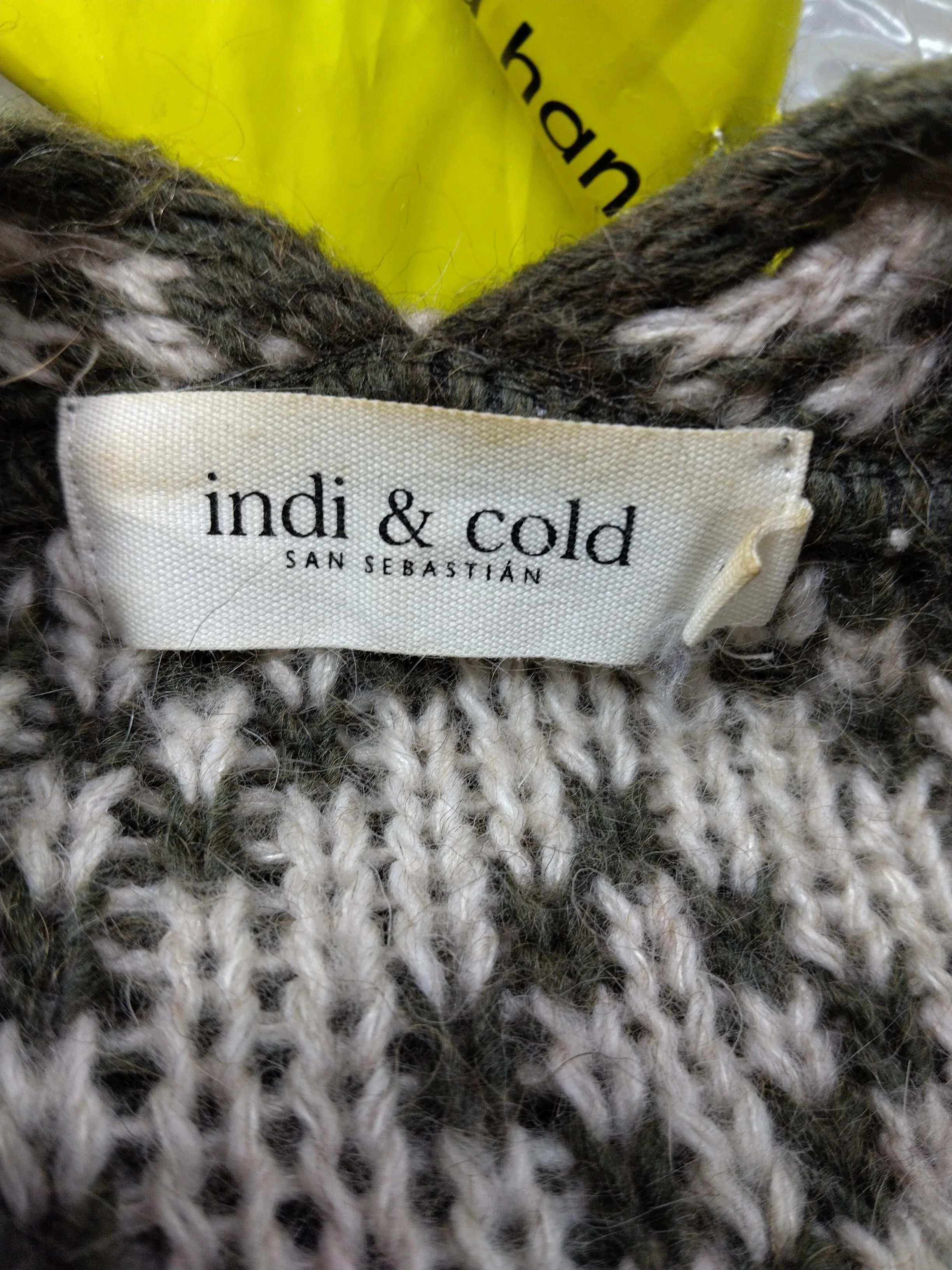 Indi & Cold Women's Cardigan M Green Acrylic - Image 6