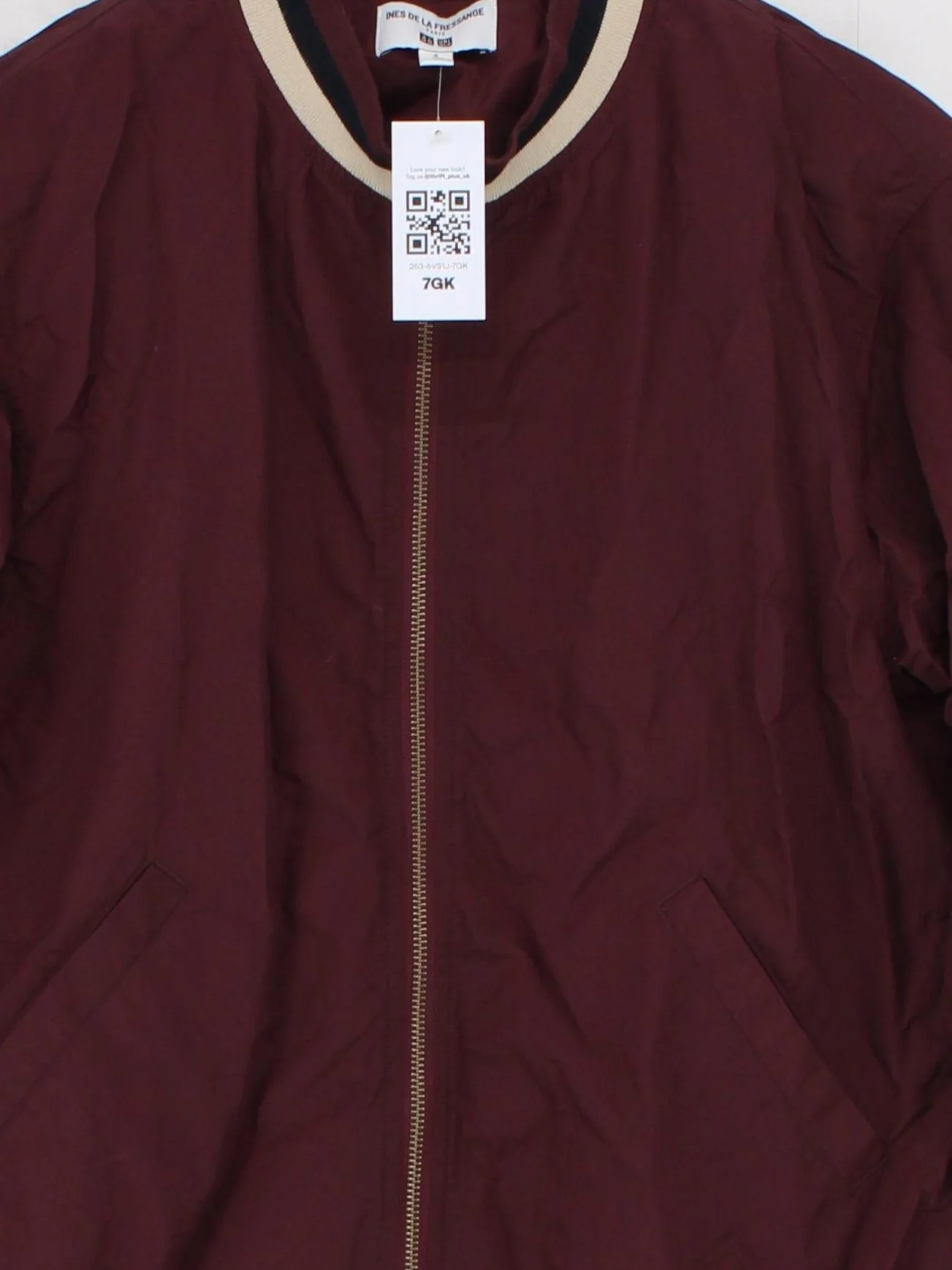 Ines De La Fressange x Uniqlo Bomber Jacket jacket red - Image 3