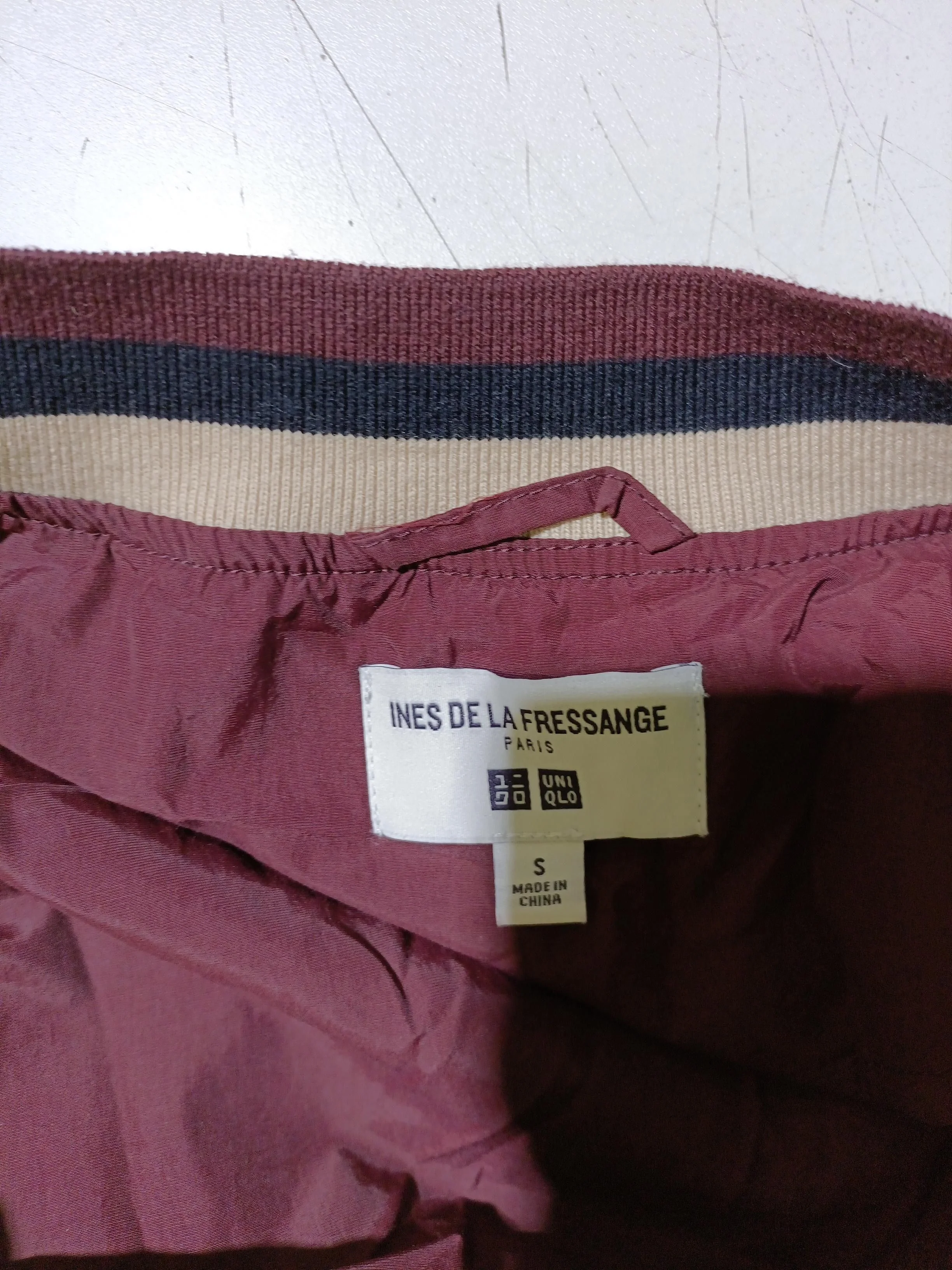 Ines De La Fressange x Uniqlo Bomber Jacket jacket red - Image 6