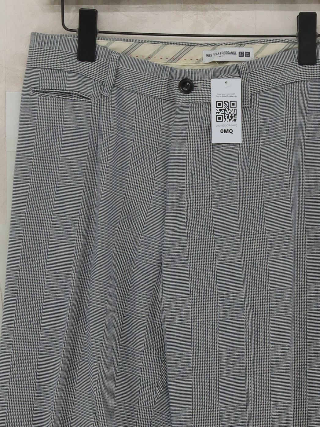 Ines De La Fressange X Uniqlo Men's Trousers M Grey 100% Cotton Chino - Image 3