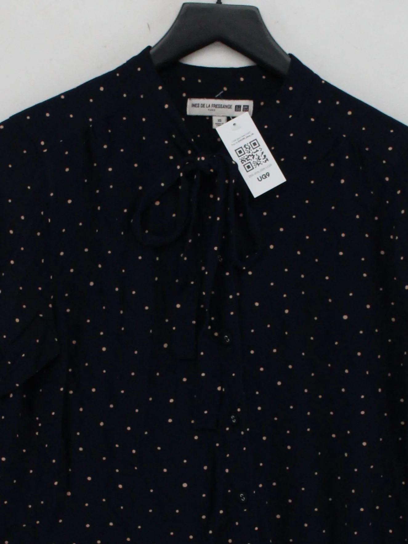 Ines De La Fressange X Uniqlo Women's Shirt XXS Blue 100% Viscose Basic - Image 3