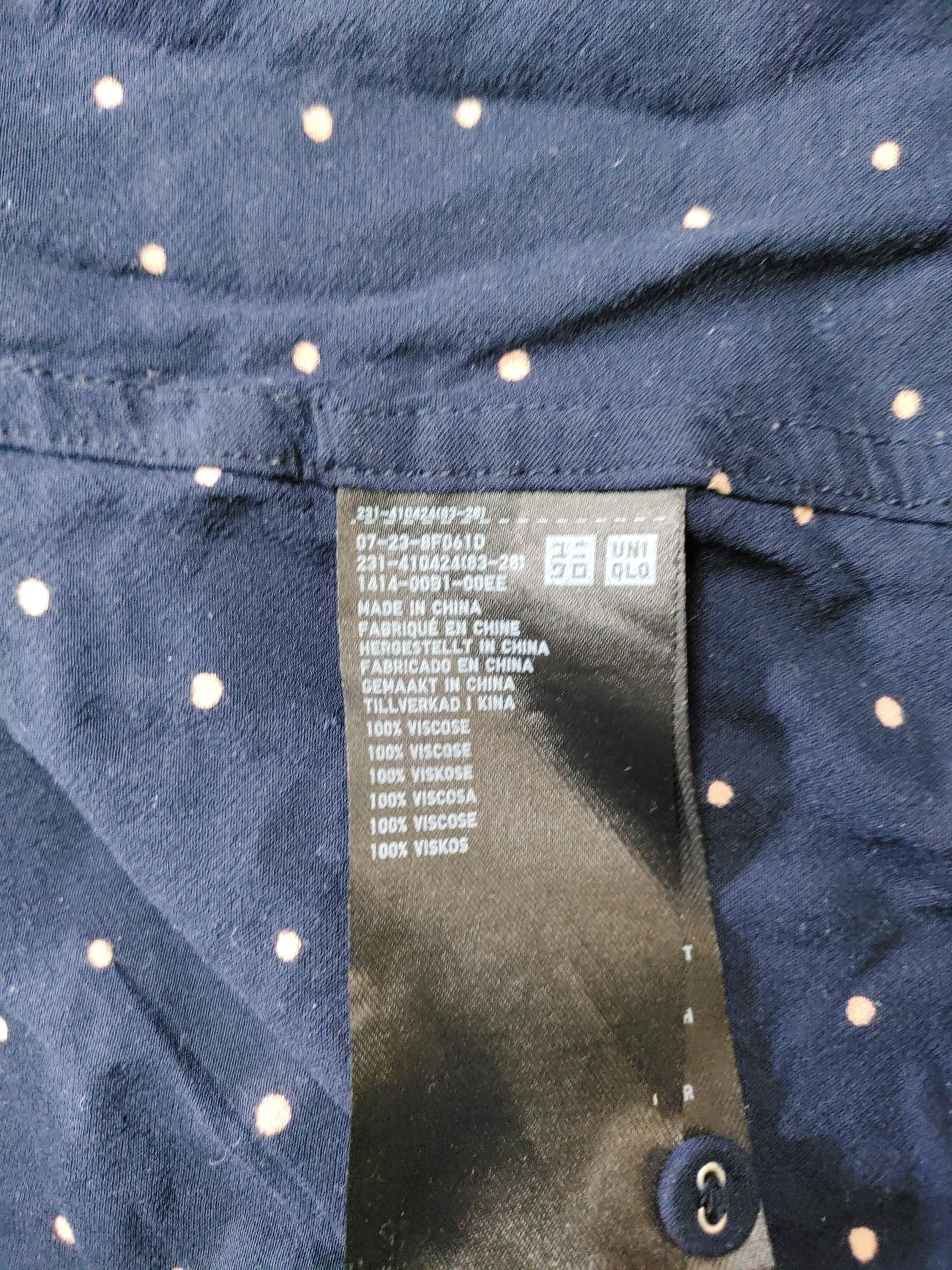 Ines De La Fressange X Uniqlo Women's Shirt XXS Blue 100% Viscose Basic - Image 6