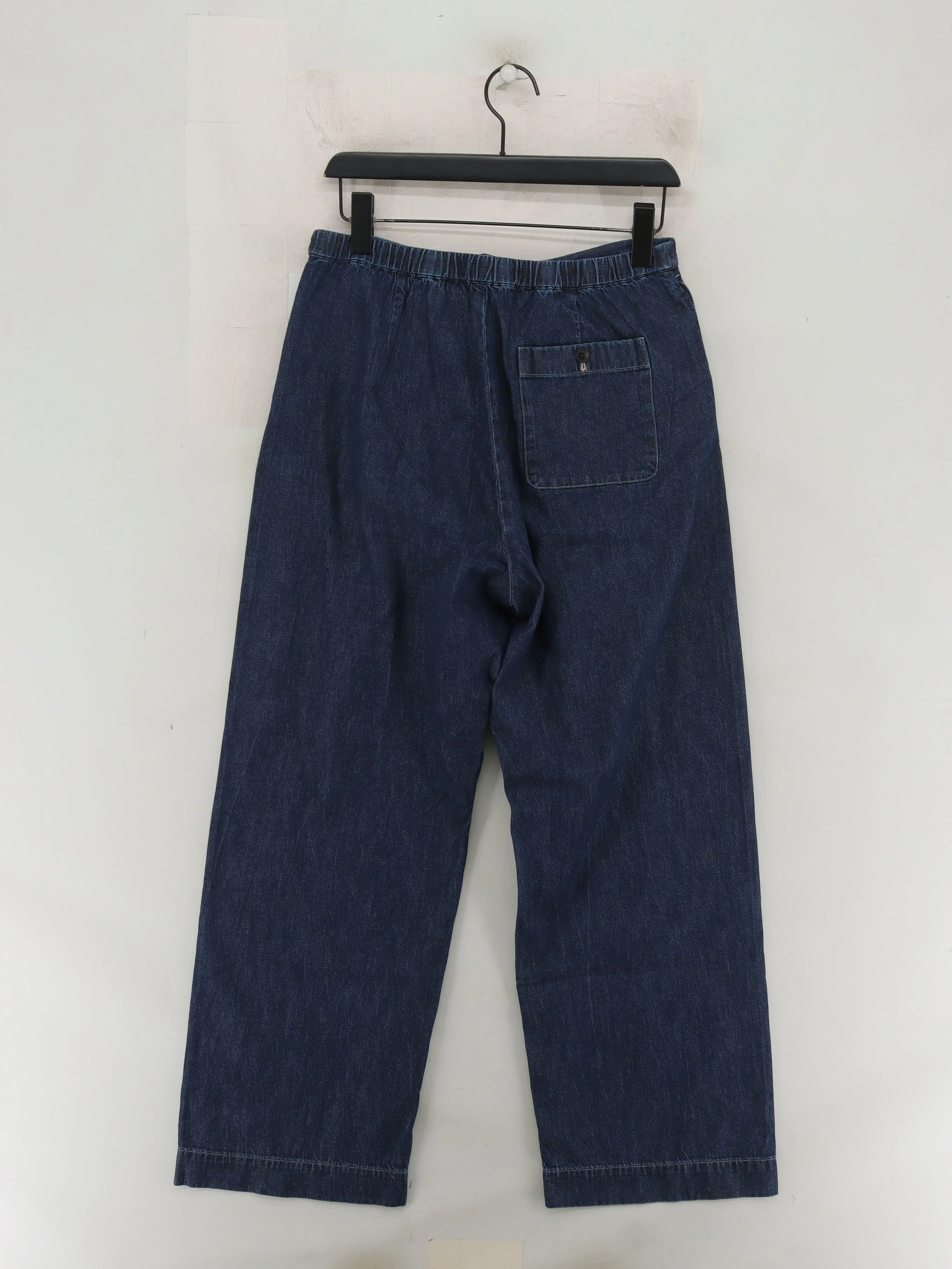 Ines De La Fressange X Uniqlo Women's Trousers M Blue Cotton - Image 2
