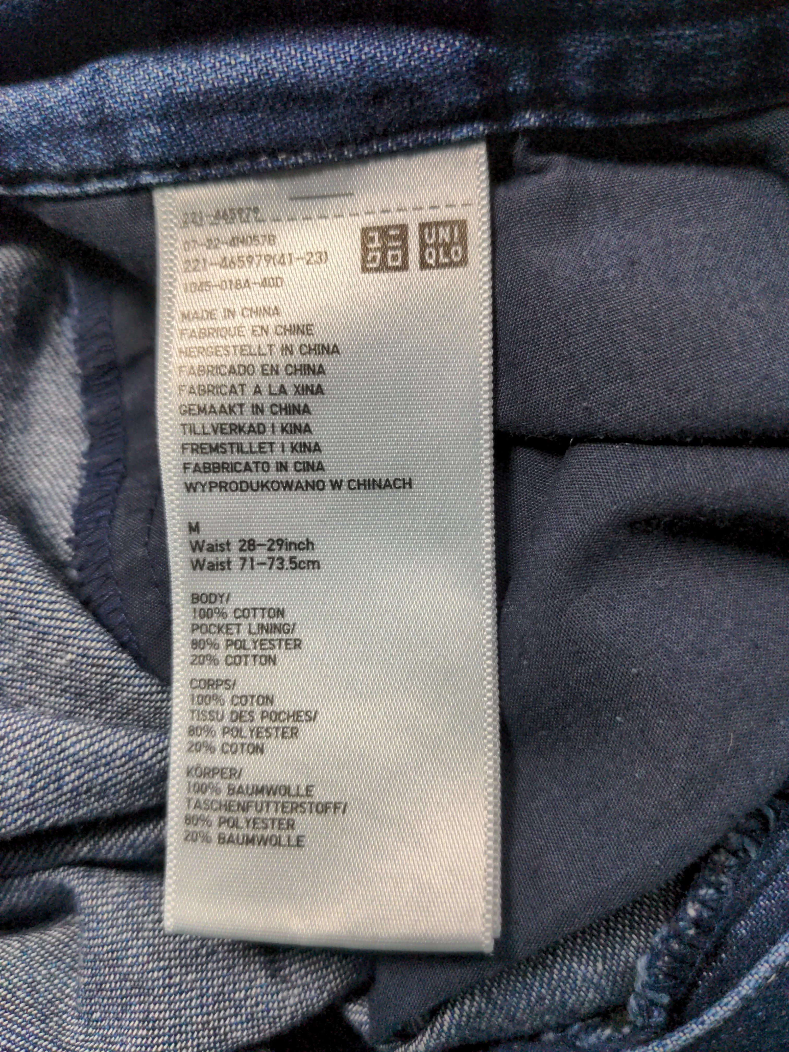 Ines De La Fressange X Uniqlo Women's Trousers M Blue Cotton - Image 6