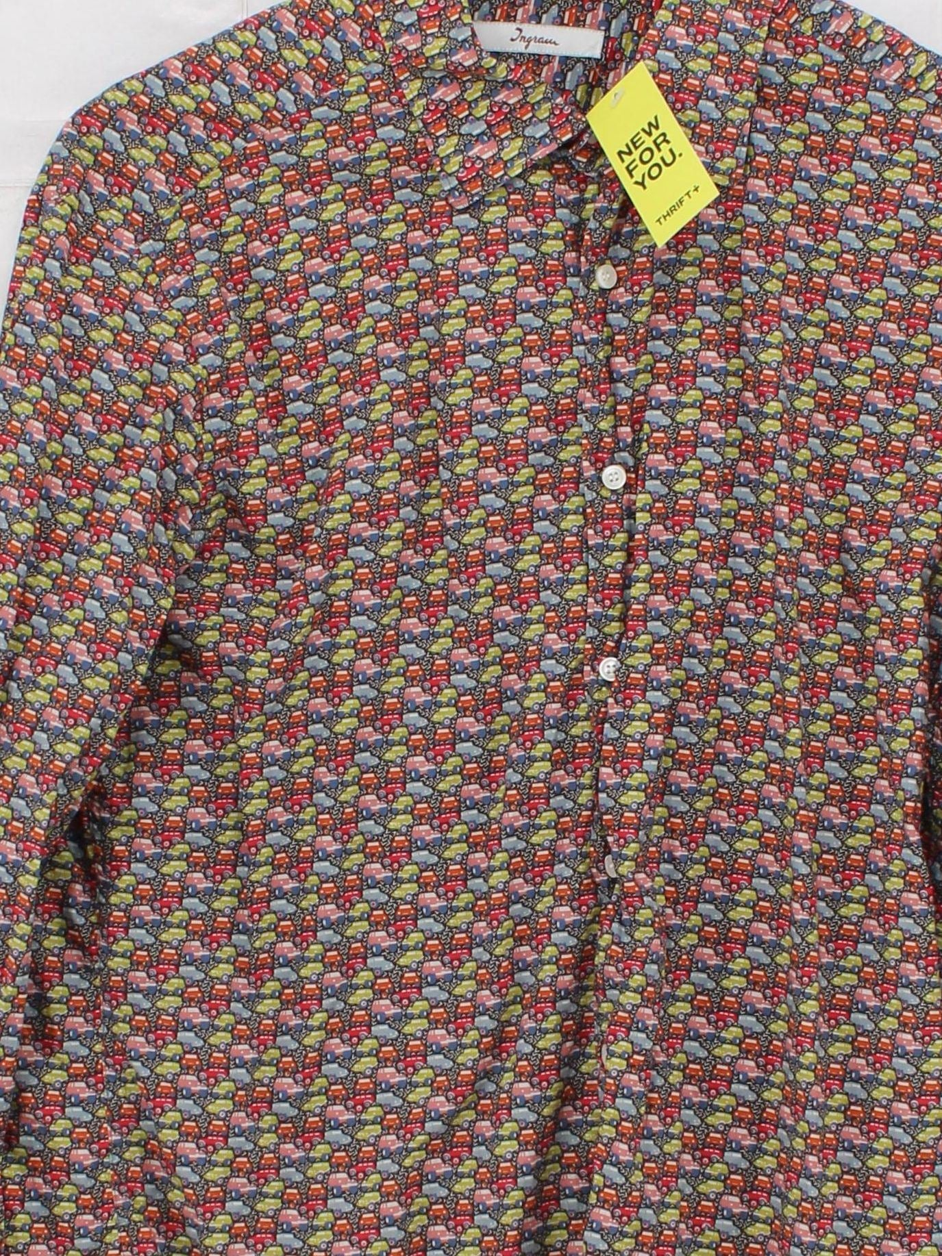 Ingram Men's Shirt M Multi 100% Cotton Basic - Image 3