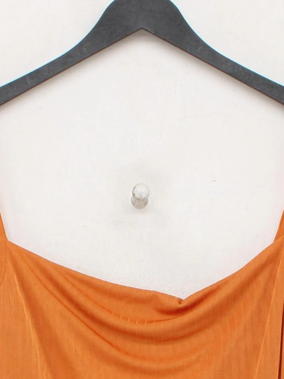 intimately at free people Slip Maxi Dress S in Orange - Image 3
