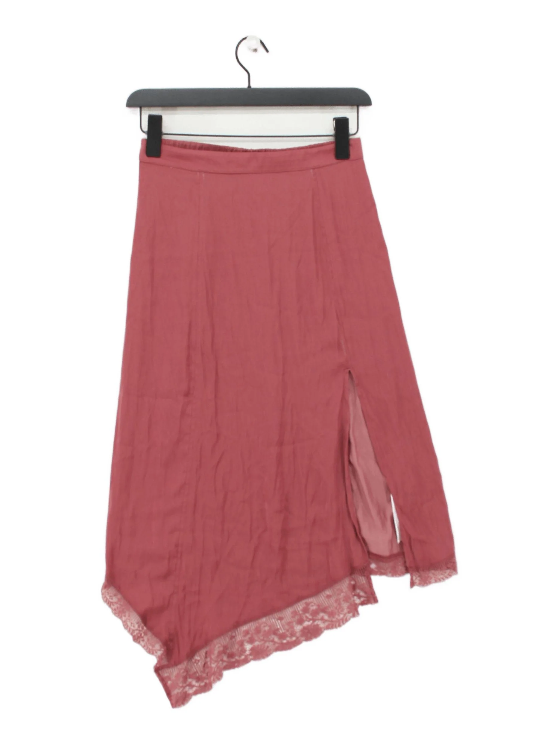 Intimately At Free People Women's Midi Skirt XS Red Polyester