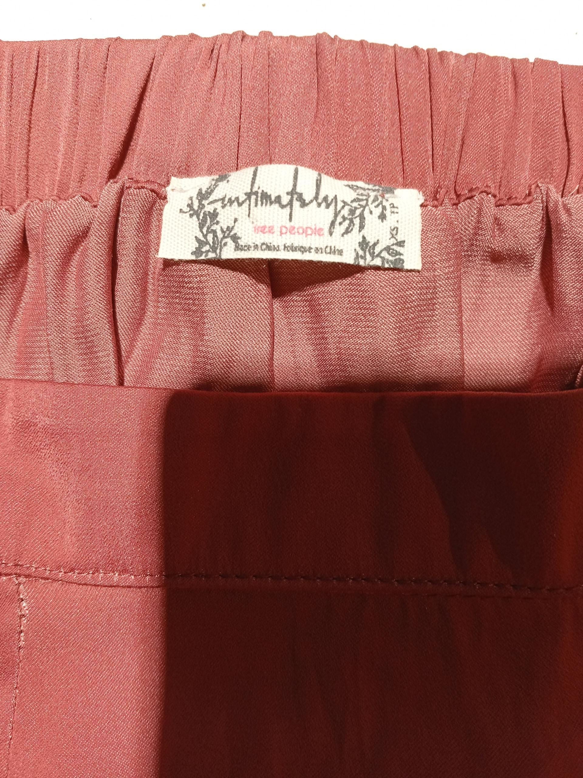 Intimately At Free People Women's Midi Skirt XS Red Polyester - Image 7