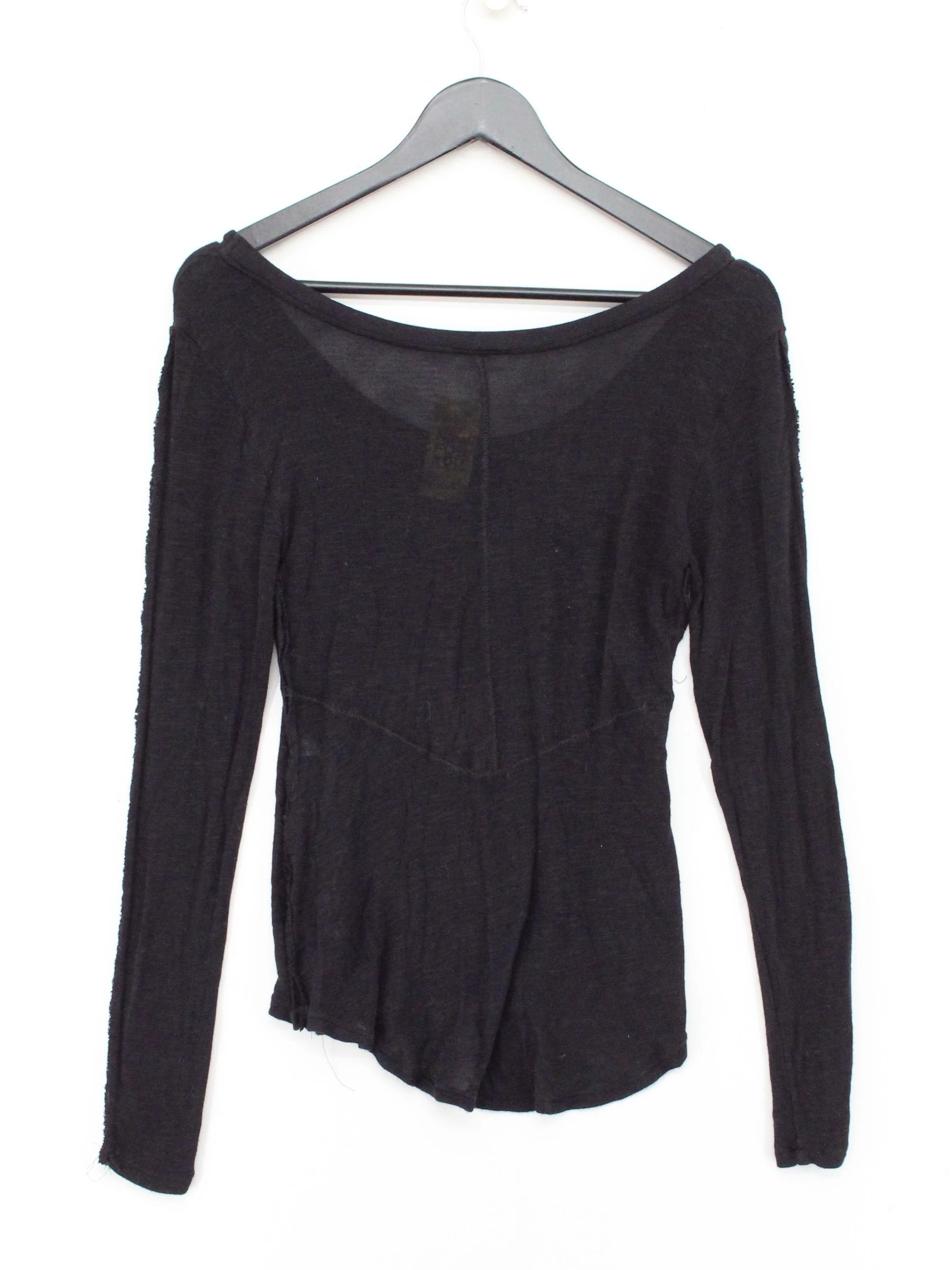 Intimately At Free People Women's Top S Black Viscose with Elastane Basic - Image 2