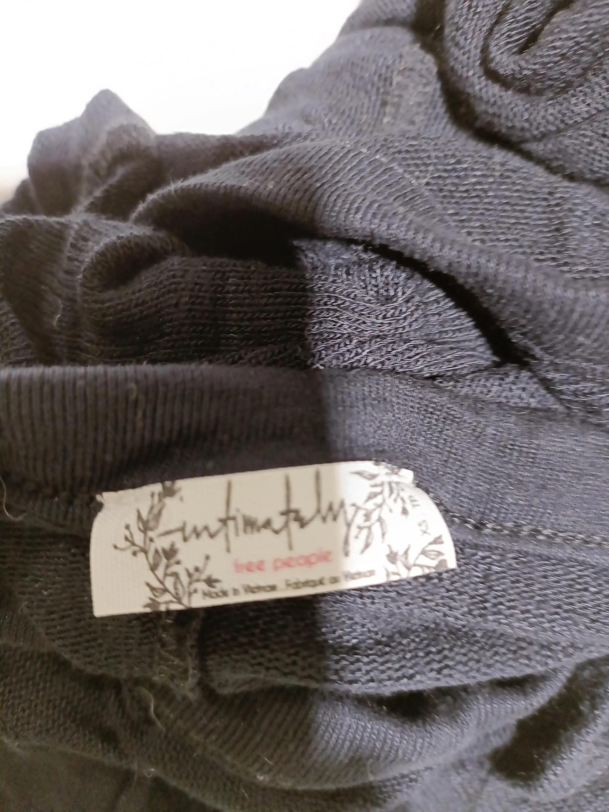 Intimately At Free People Women's Top S Black Viscose with Elastane Basic - Image 5