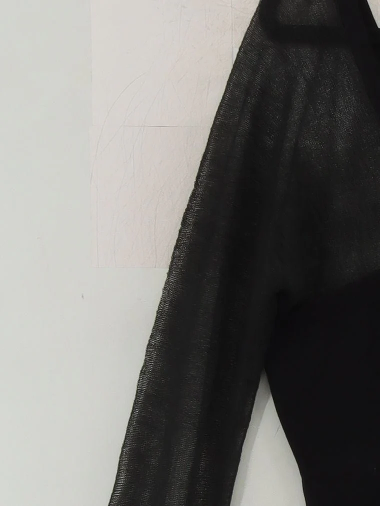 Intimately At Free People Women's Top S Black Viscose with Polyester Basic - Image 4